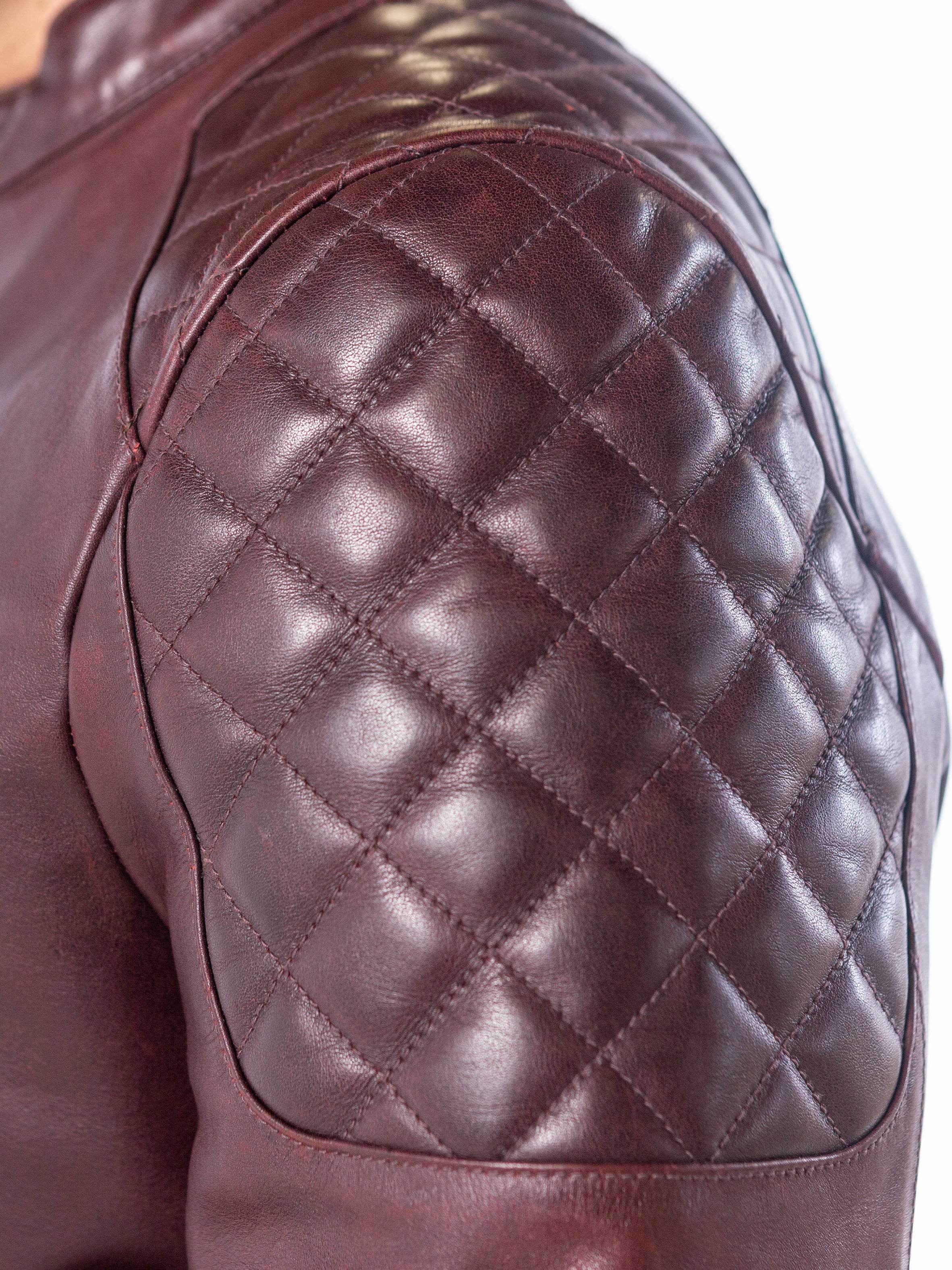 Cobalt - Blouson motard cuir homme - Image 9