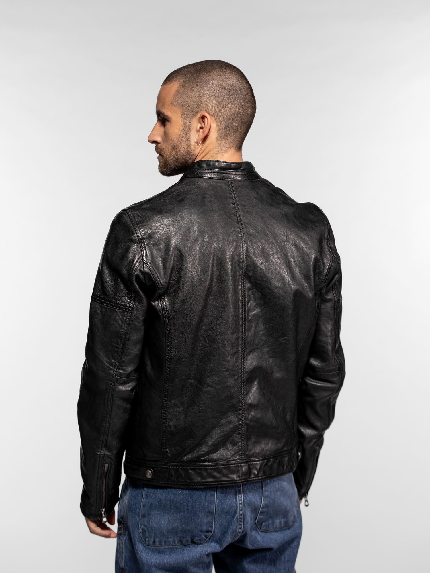 Collins - Blouson cuir homme - Image 10