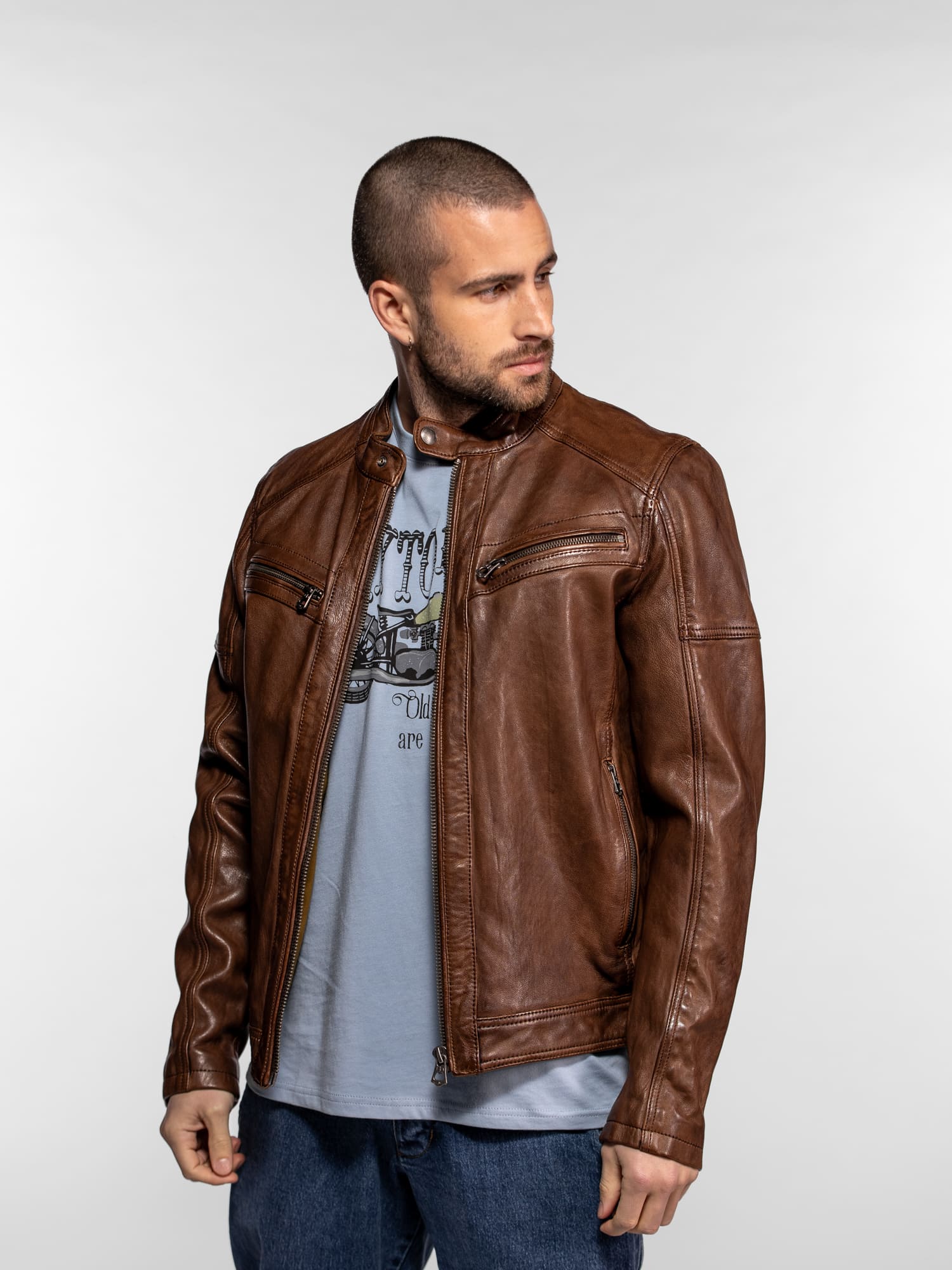 Collins - Blouson cuir homme - Image 12