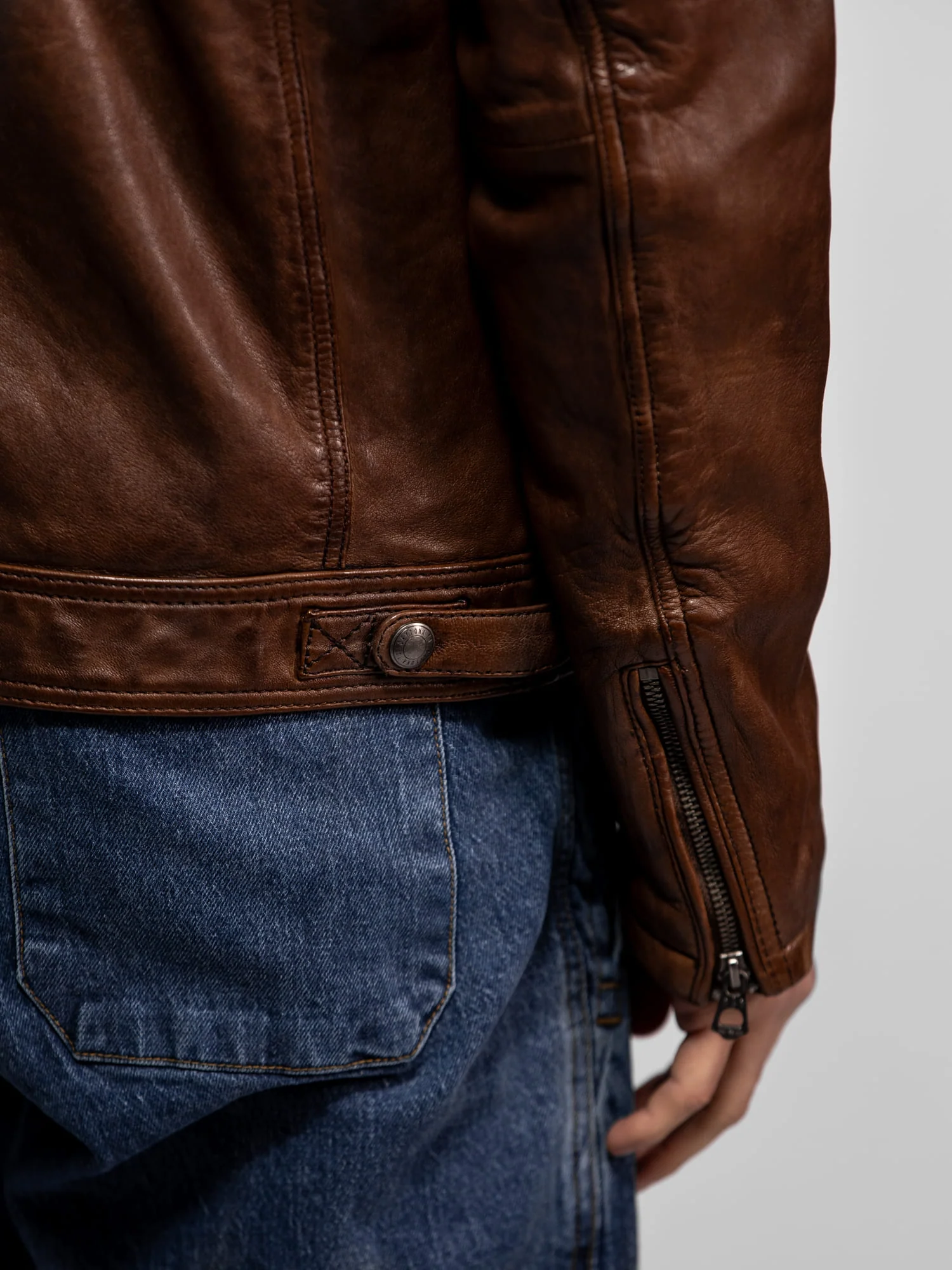 Collins - Blouson cuir homme - Image 6