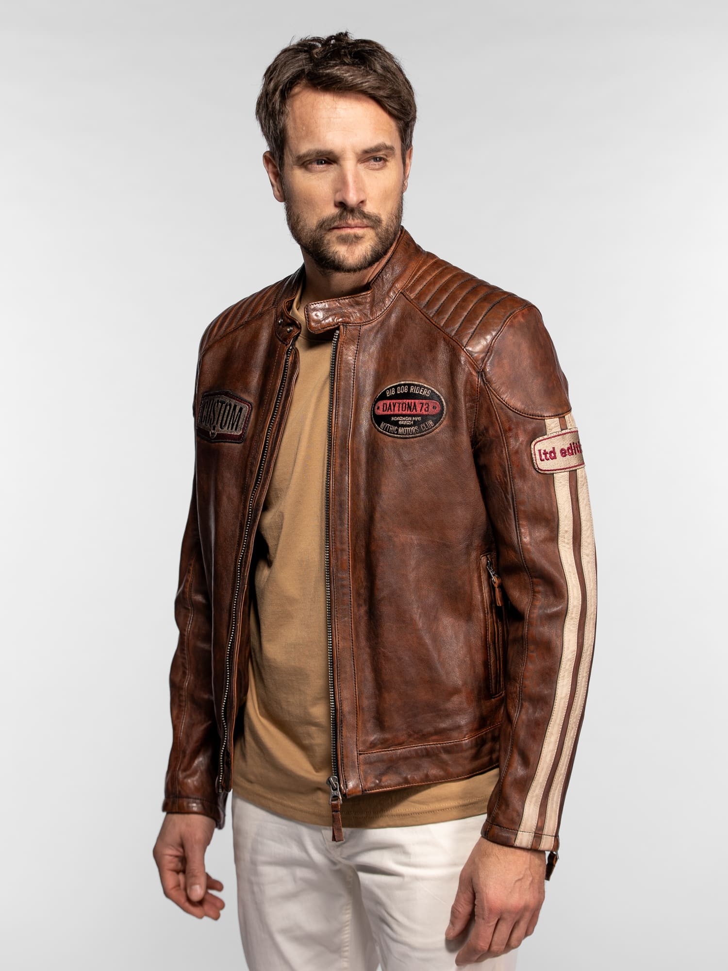 Corning - Blouson moto vintage