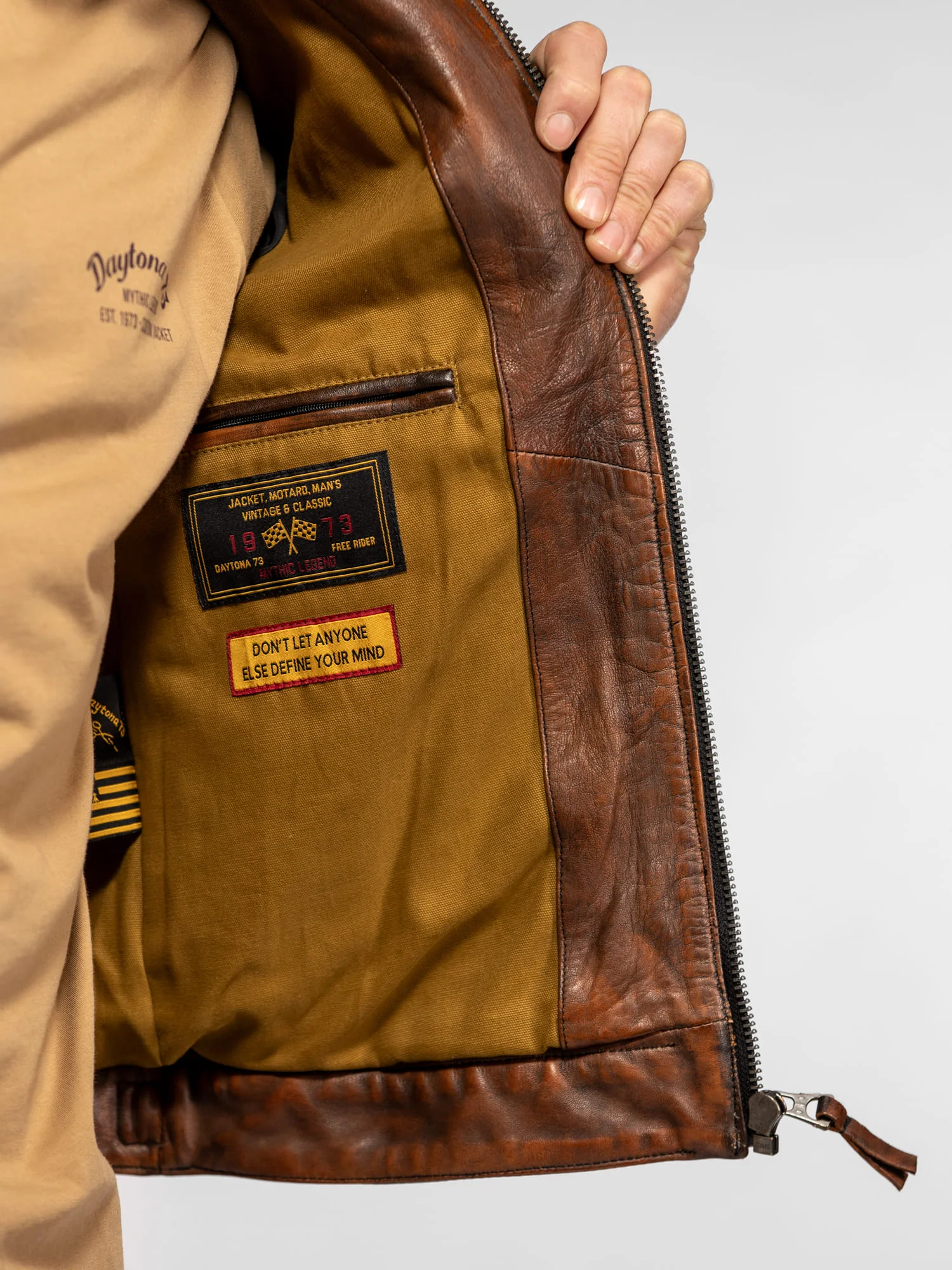 Corning - Blouson moto vintage - Image 8