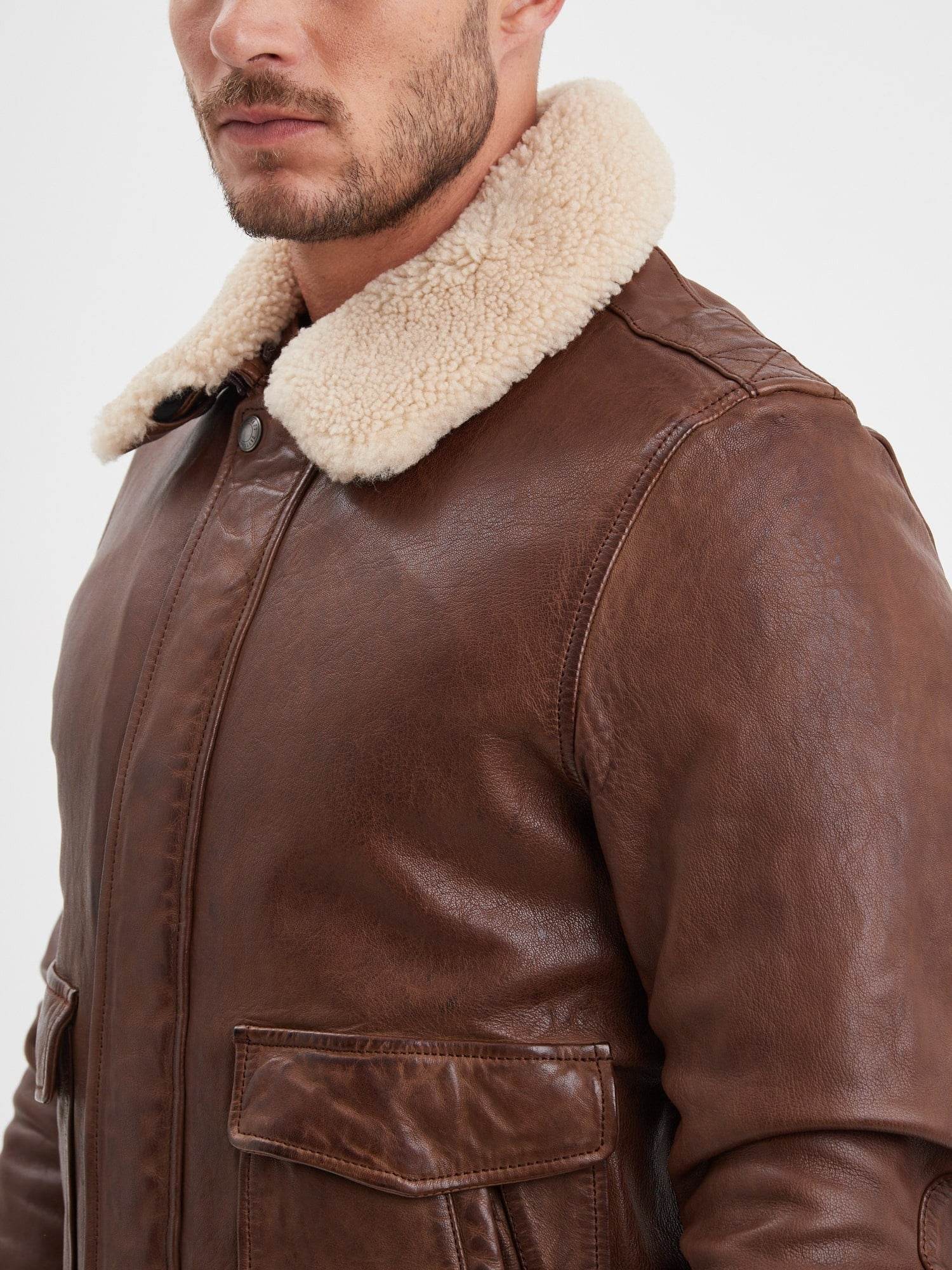 Corsair - Blouson aviateur cuir homme - Image 3