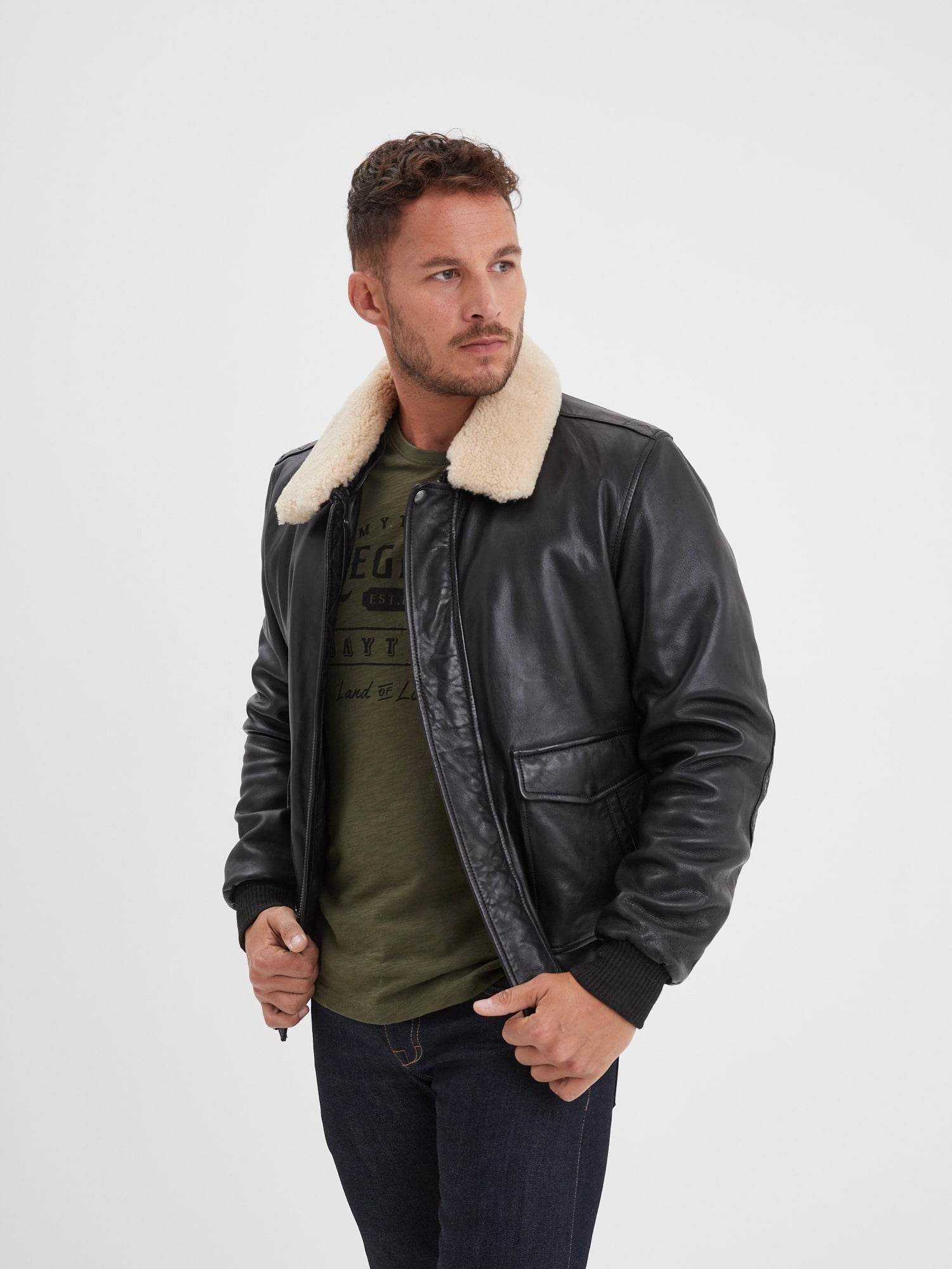 Corsair - Blouson aviateur cuir homme - Image 8