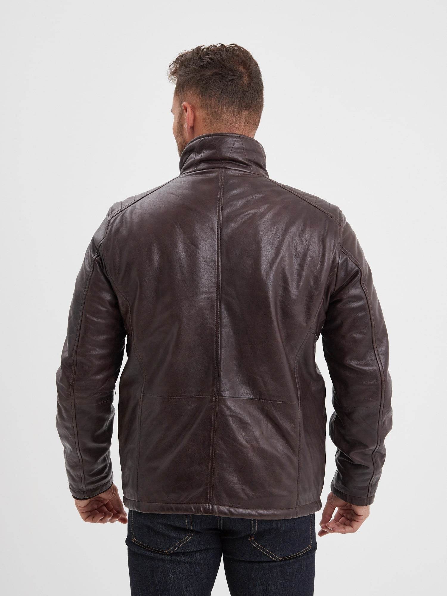 Crowell - Veste vintage cuir homme - Image 13