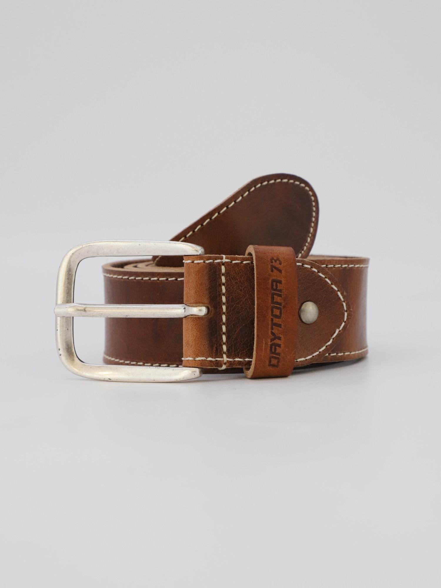 D13 - Ceinture cuir marron homme
