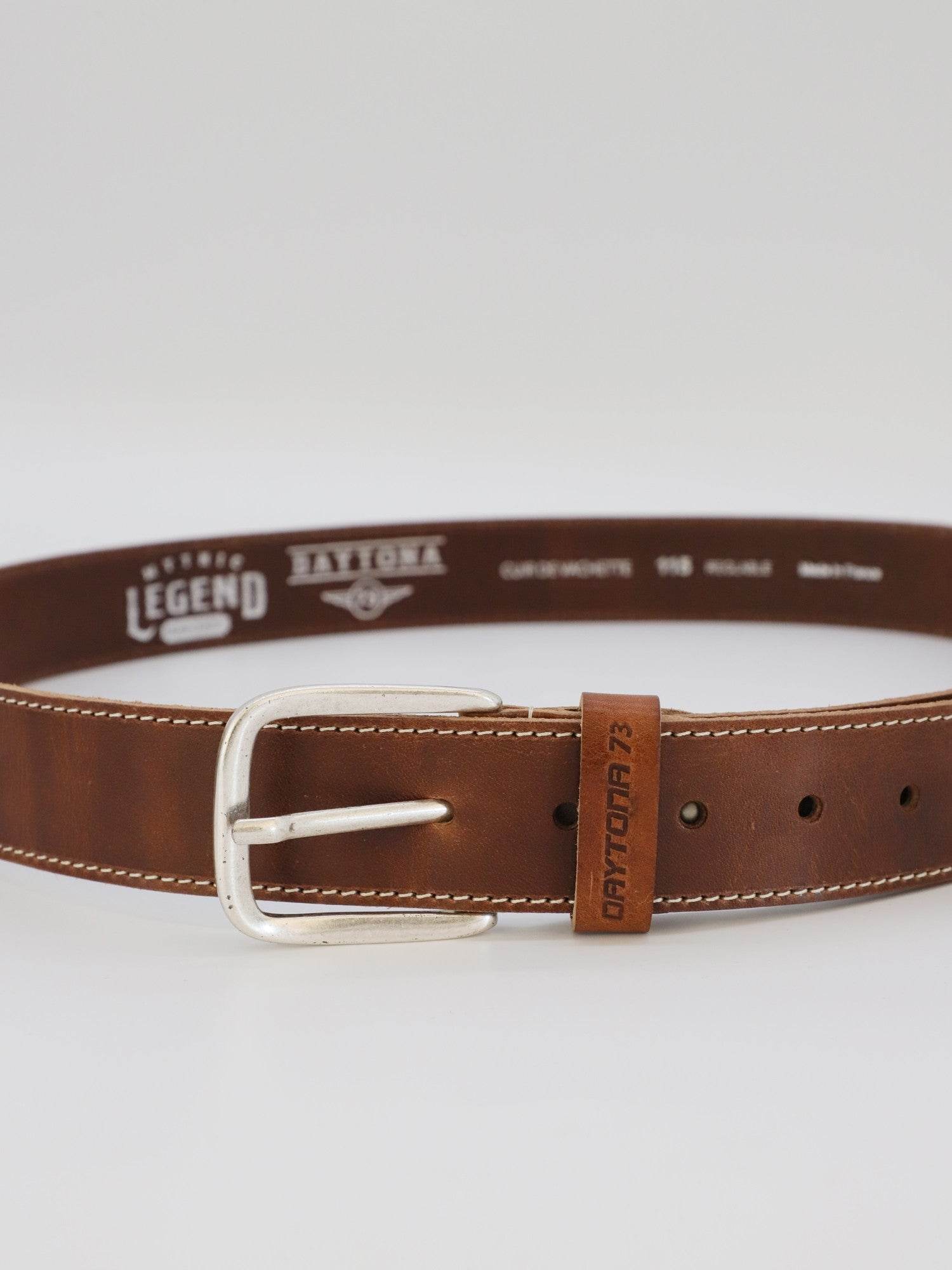 D13 - Ceinture cuir marron homme - Image 2