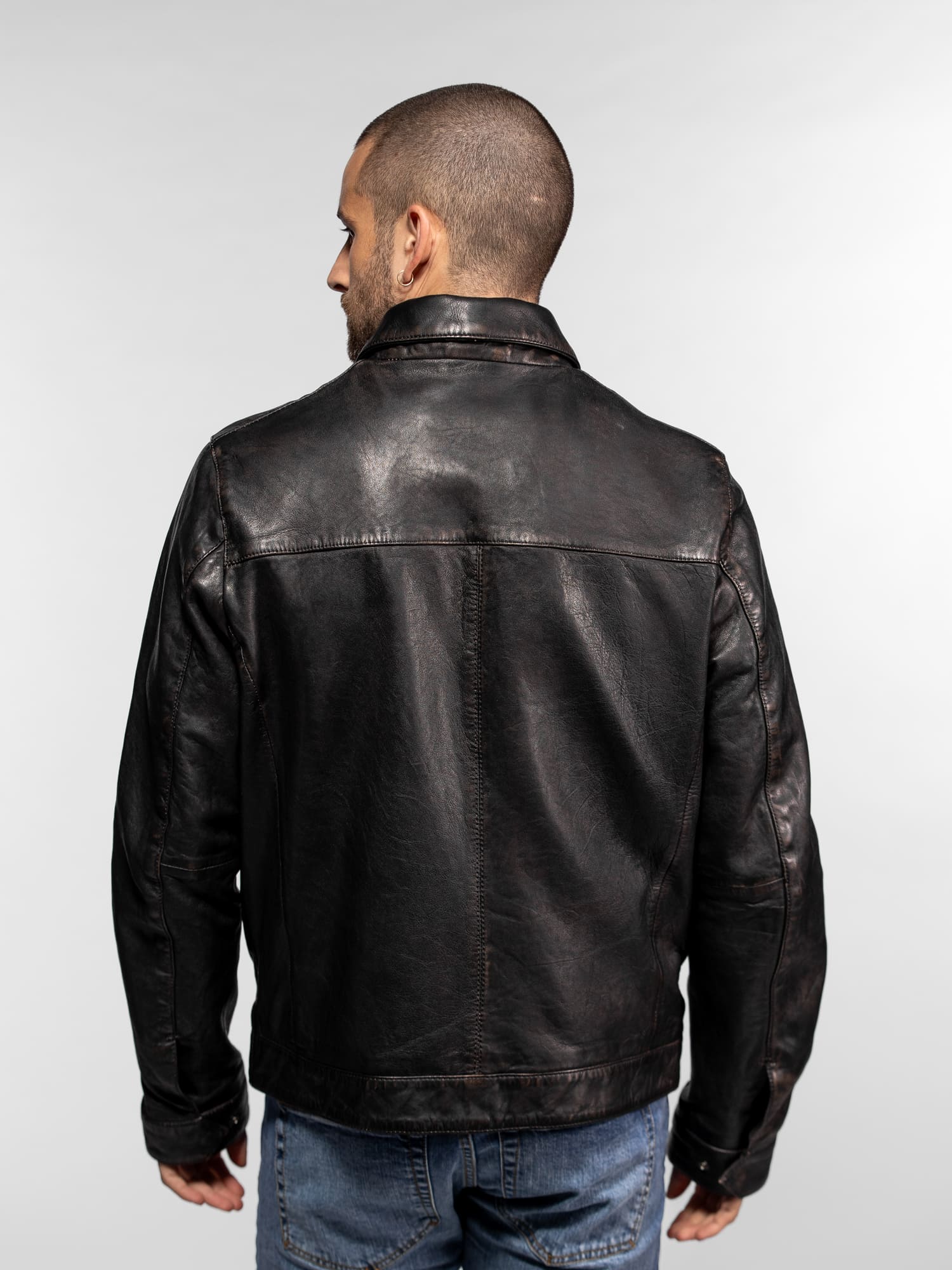 Decatur - Blouson cuir homme - Image 5