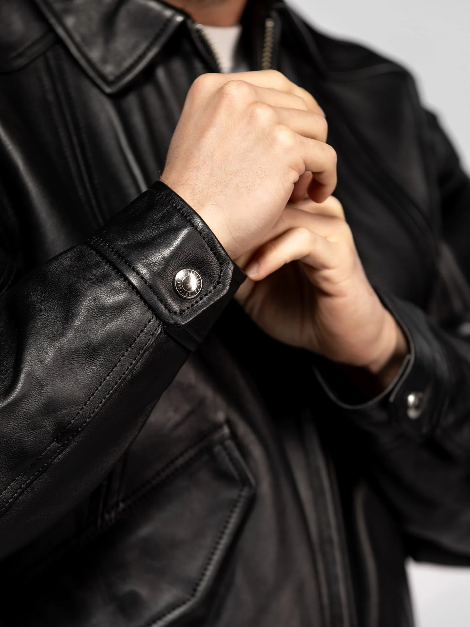 Dekalb - Veste en cuir oversize - Image 9
