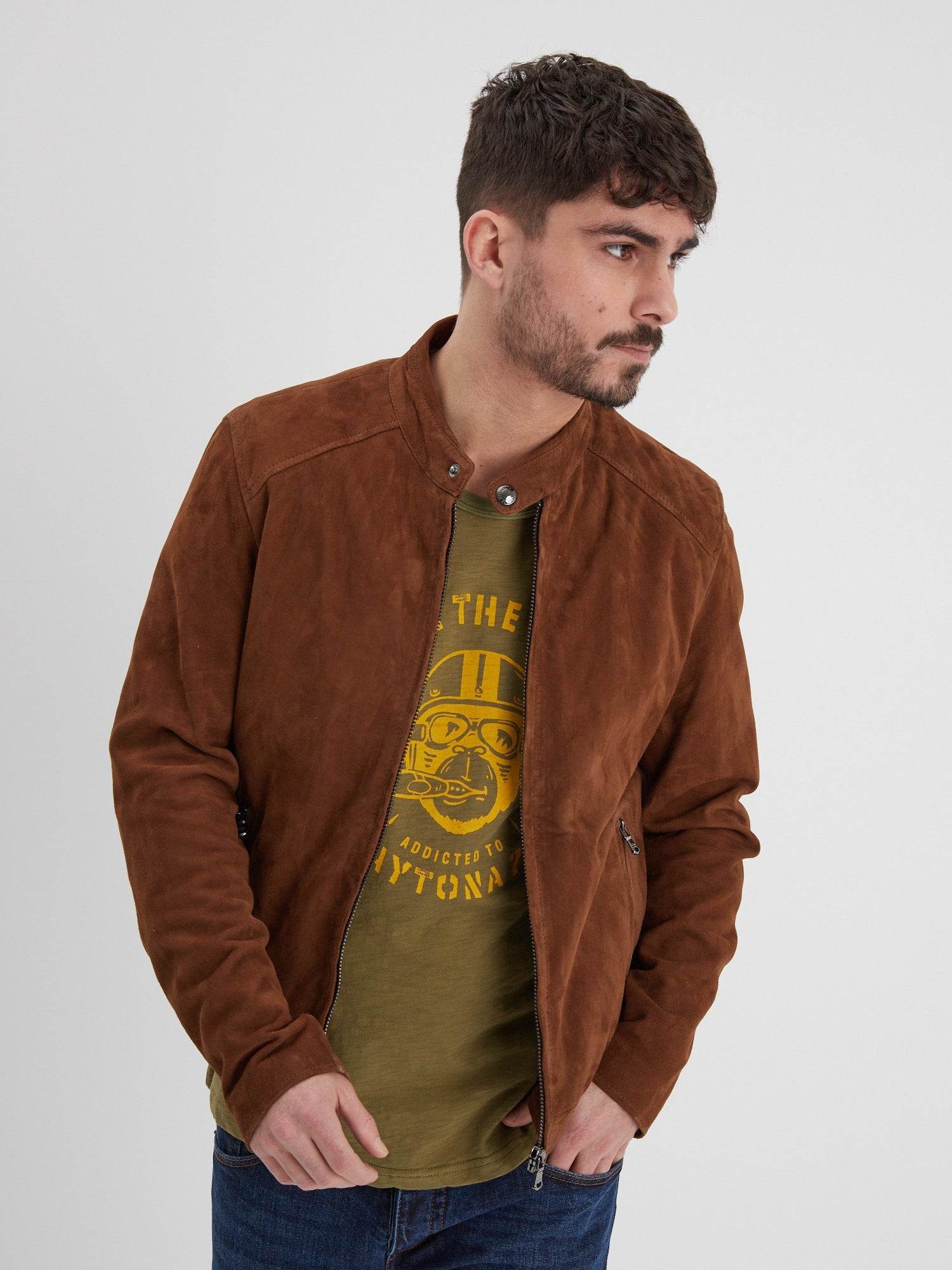 Delf - Veste en daim homme - Image 23