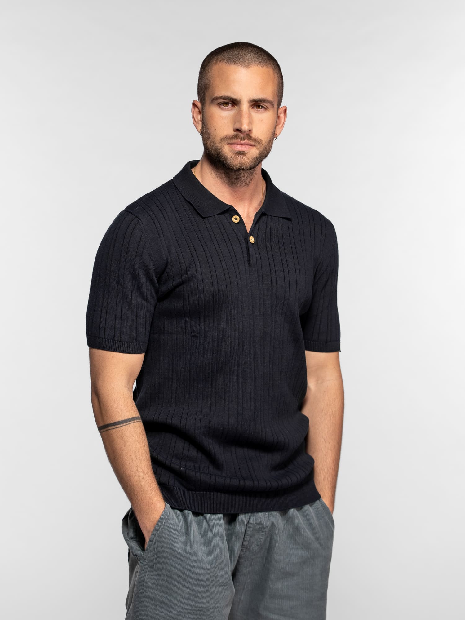 Dent - Polo en tricot homme - Image 2