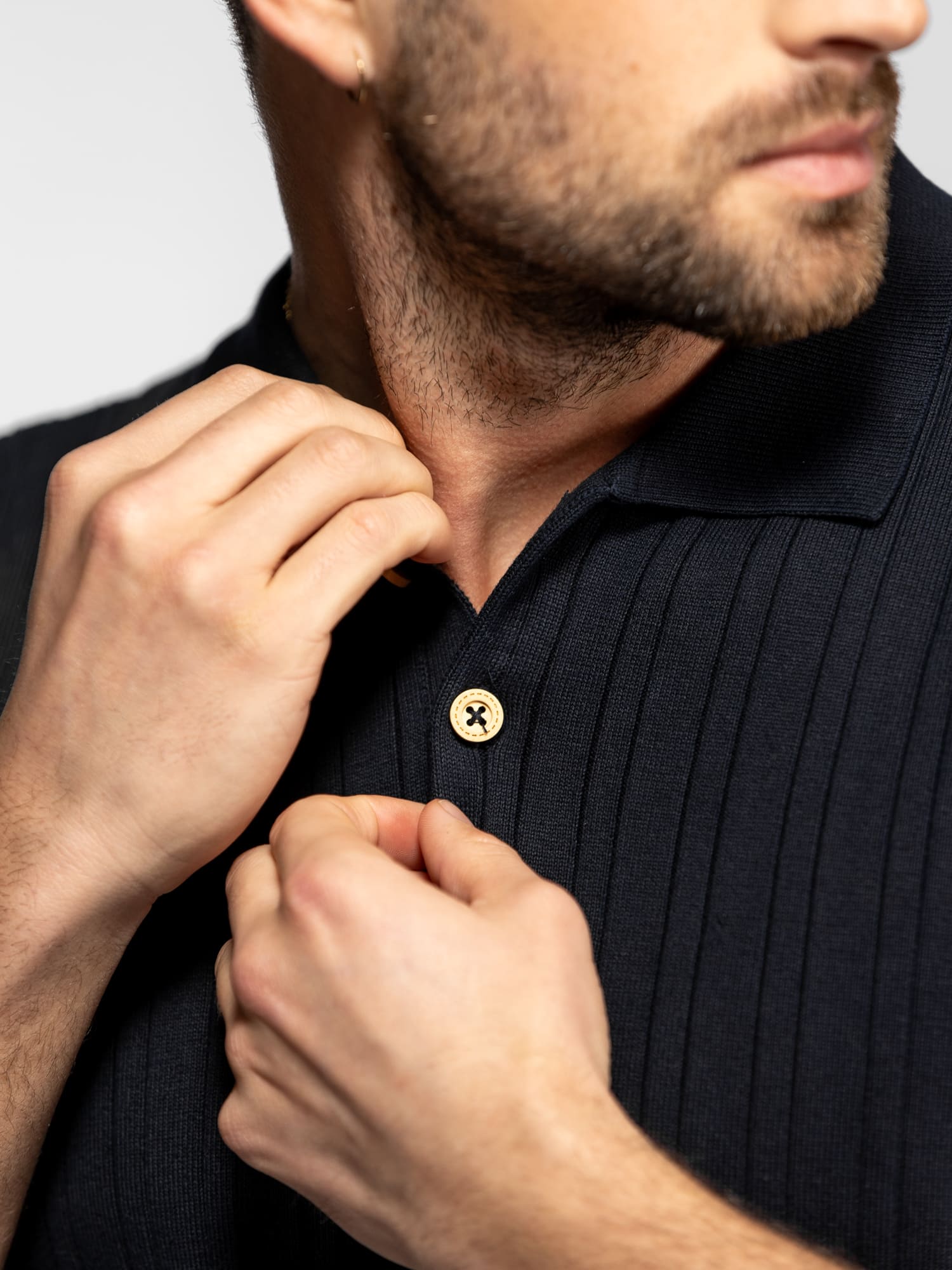 Dent - Polo en tricot homme - Image 3