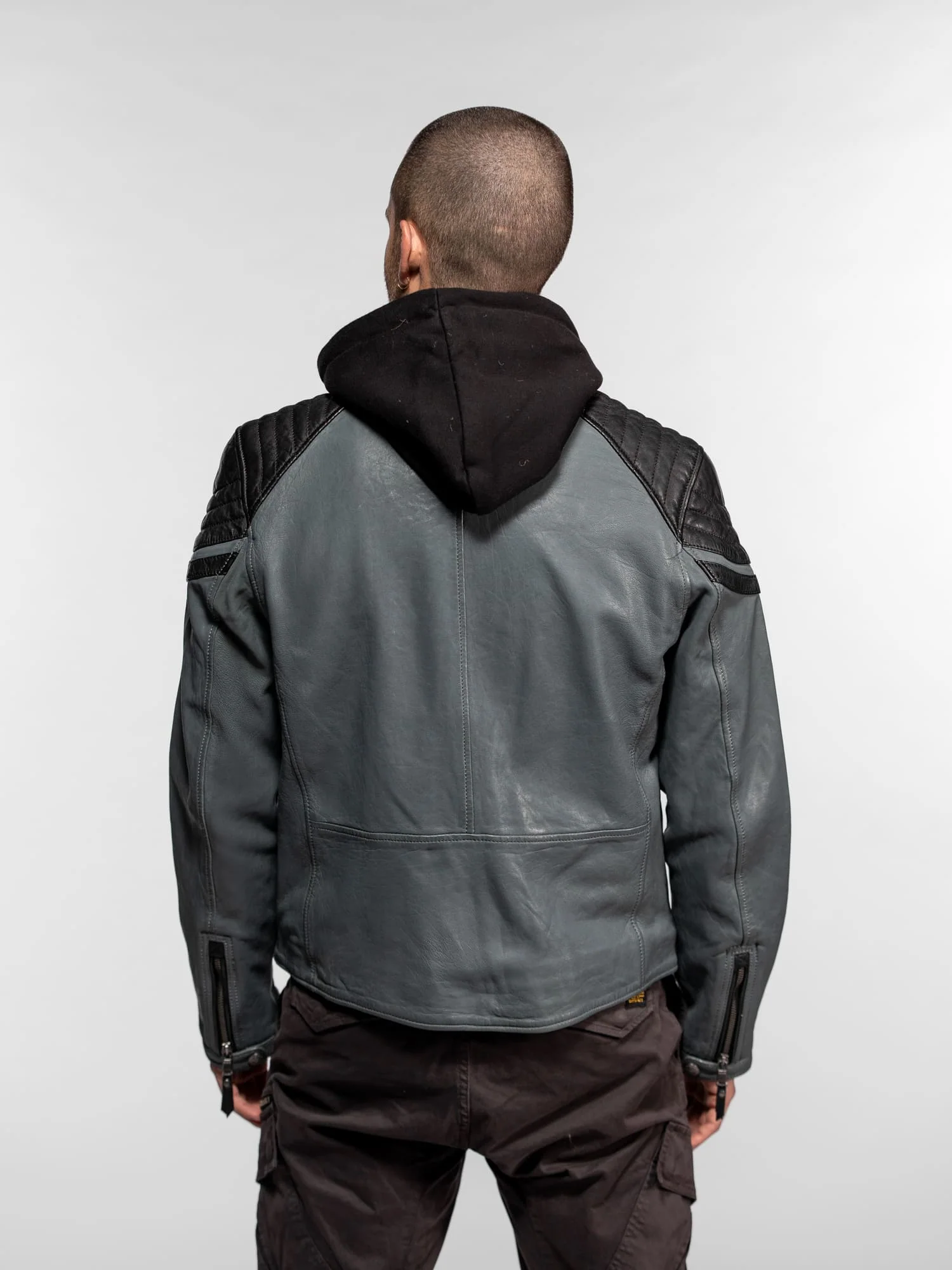 Dodds - Blouson motard capuche - Image 12