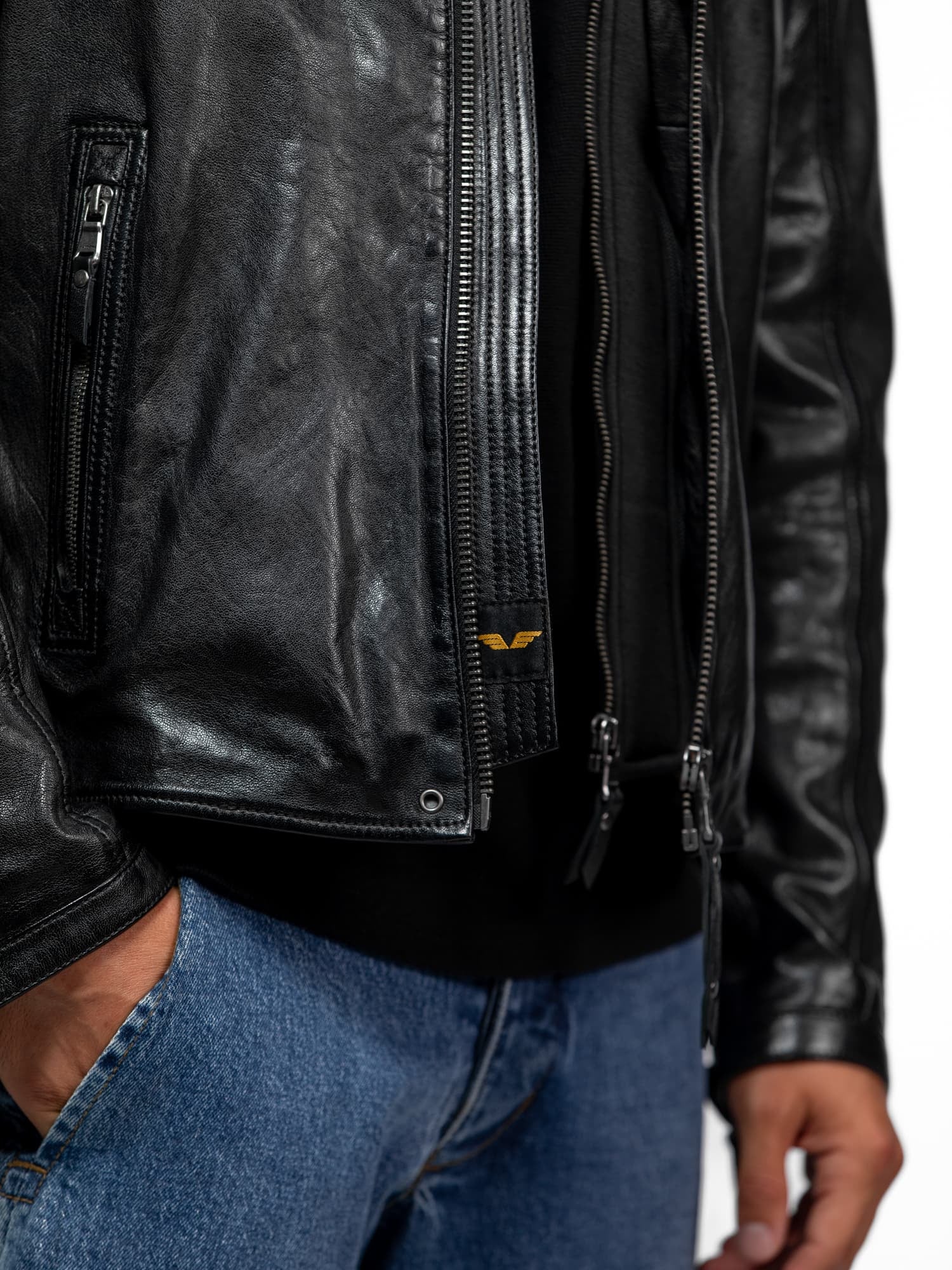 Dodds - Blouson motard capuche - Image 4