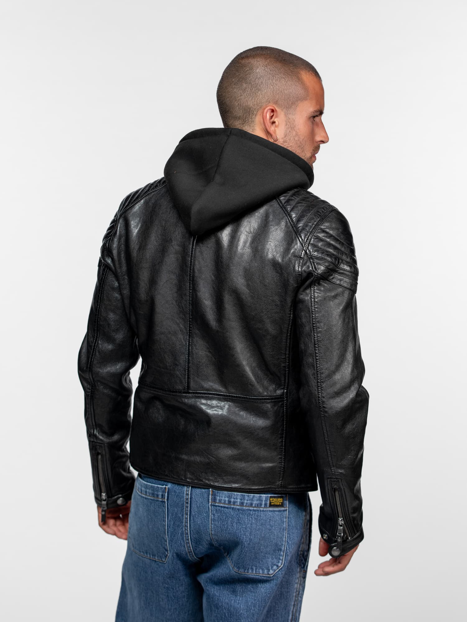Dodds - Blouson motard capuche - Image 6