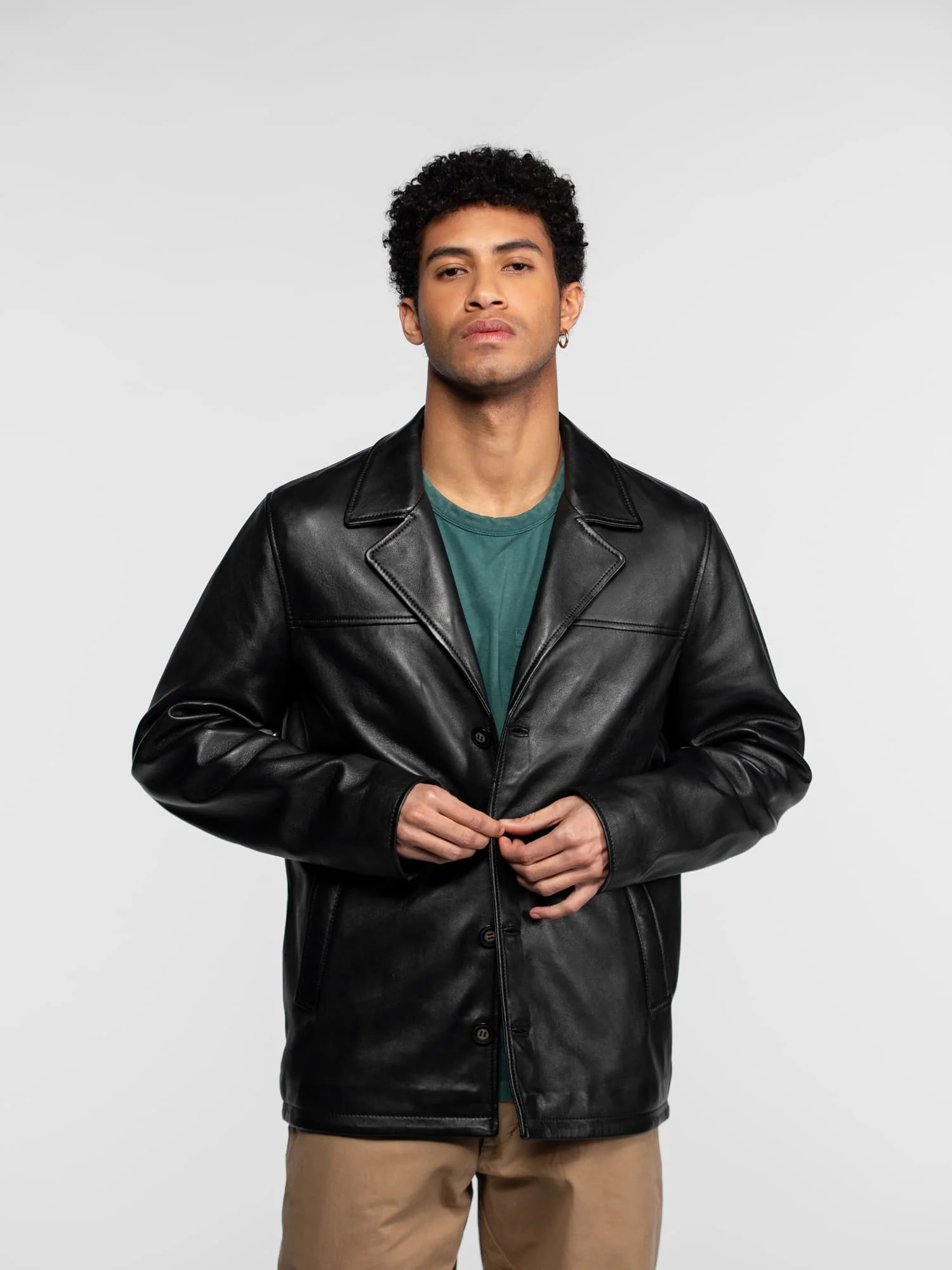 Dodge - Veste en cuir homme - Image 4