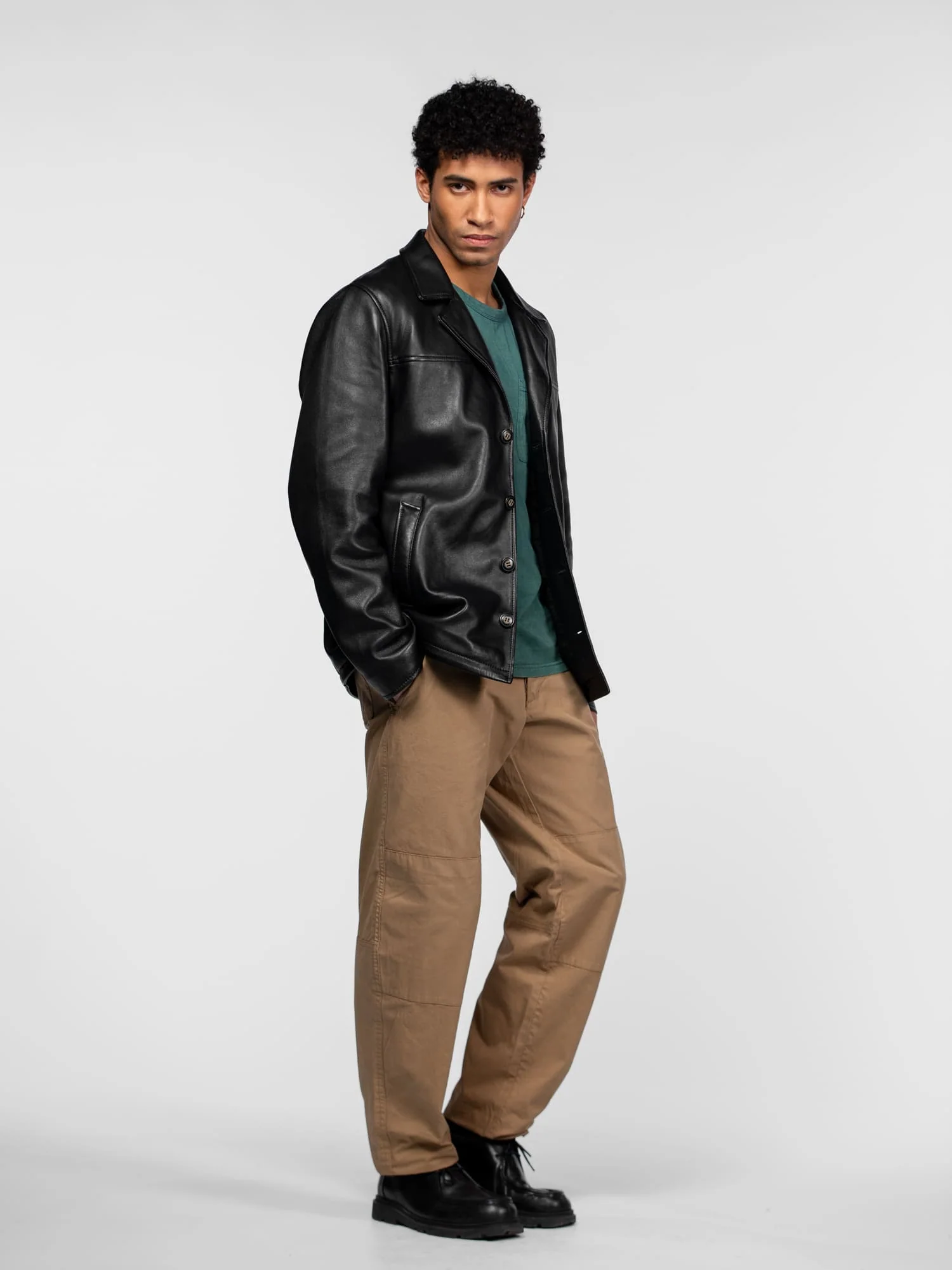 Dodge - Veste en cuir homme - Image 5