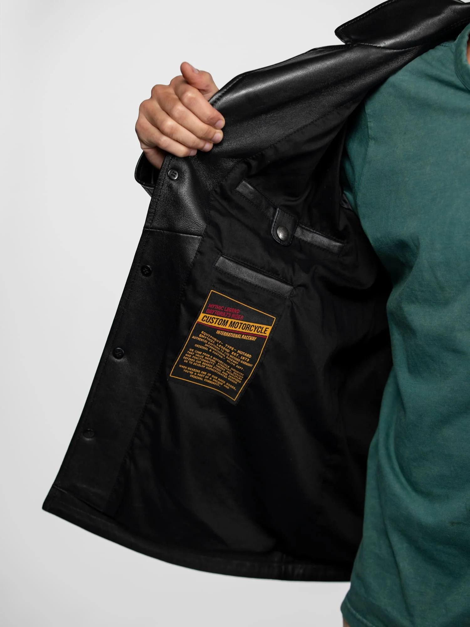 Dodge - Veste en cuir homme - Image 7