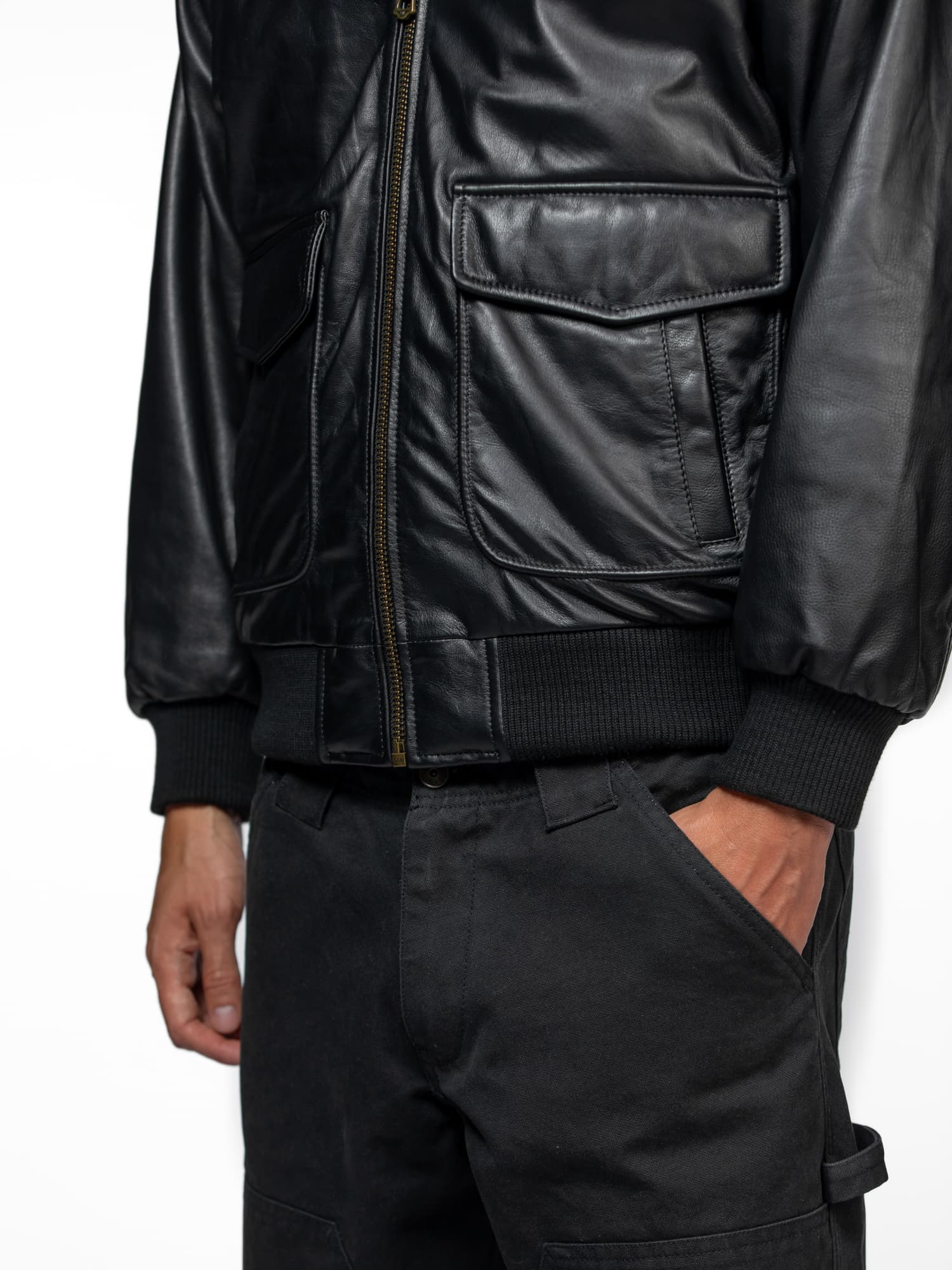 Dogue - Blouson cuir aviateur - Image 4