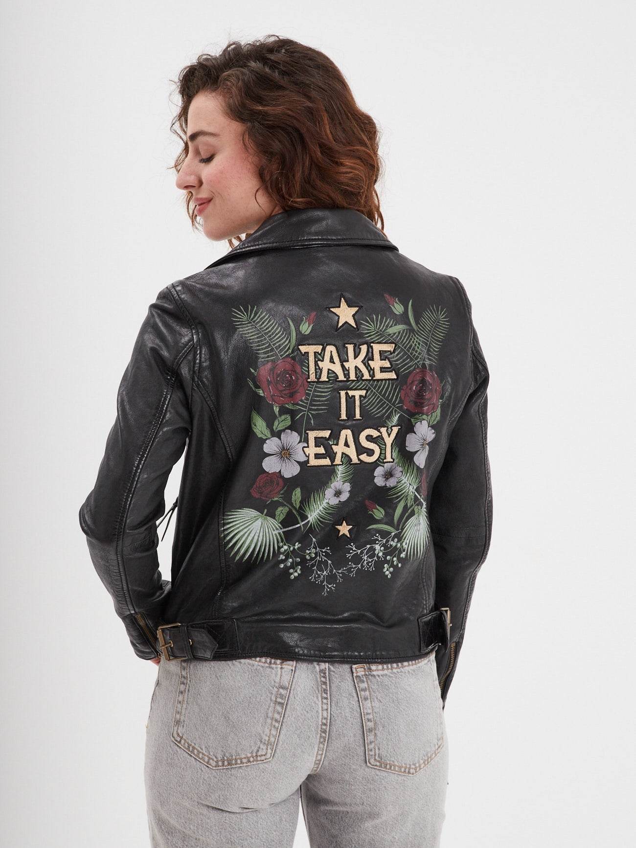 Dudley - Blouson cuir femme - Image 2