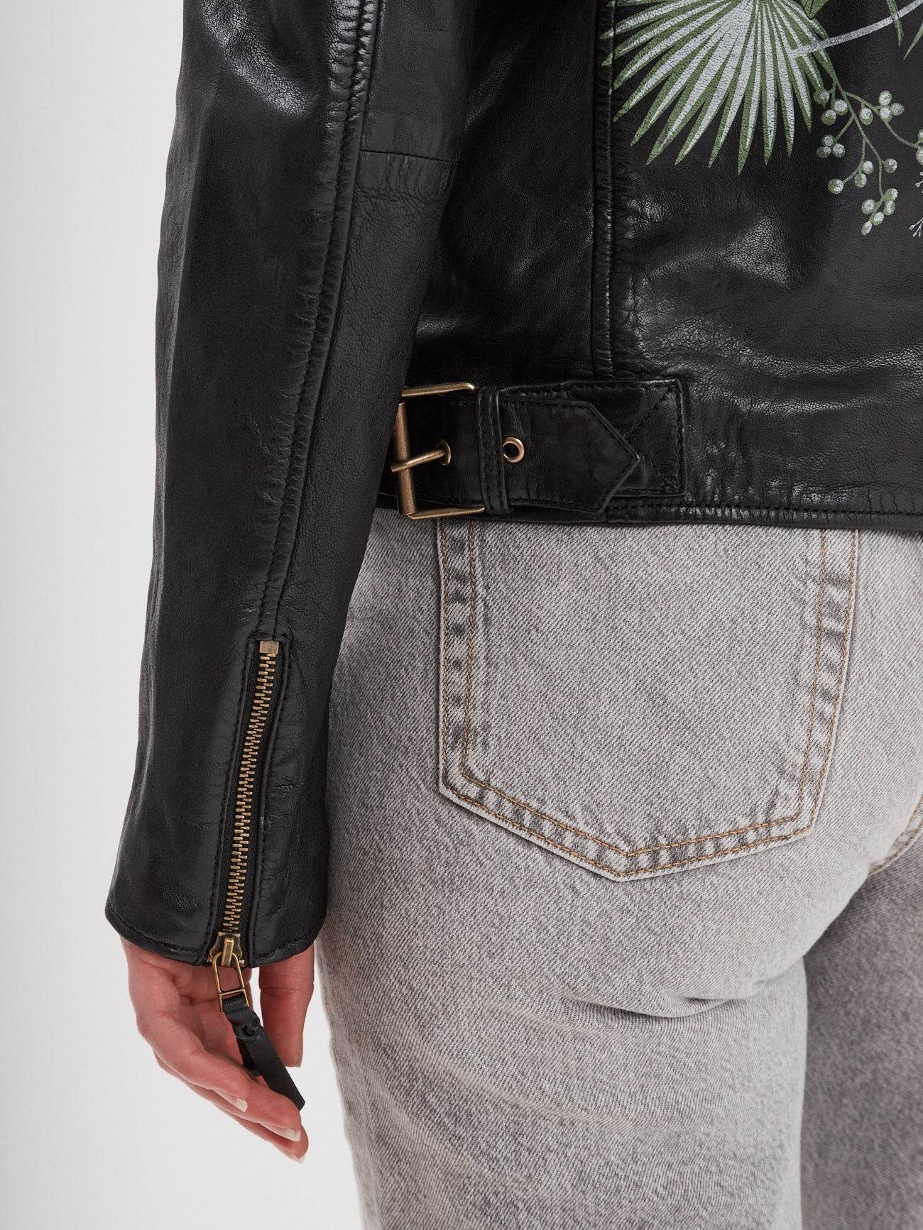 Dudley - Blouson cuir femme - Image 4