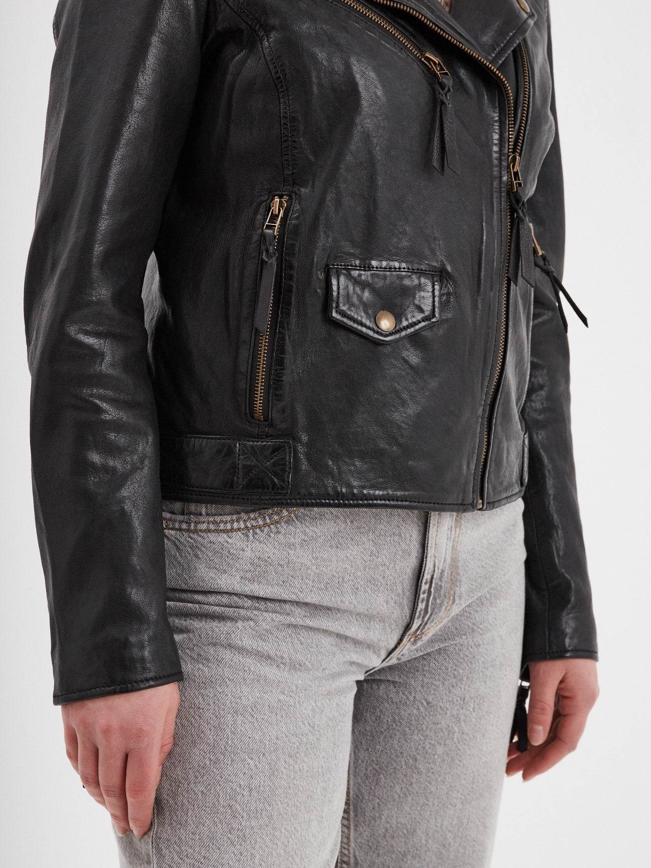 Dudley - Blouson cuir femme - Image 7