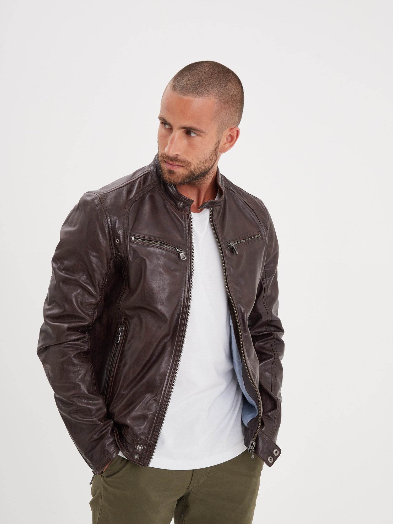 Dustin - Blouson cuir homme - Image 13