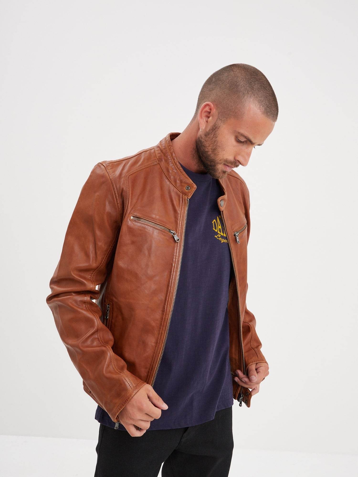 Dustin - Blouson cuir homme - Image 20