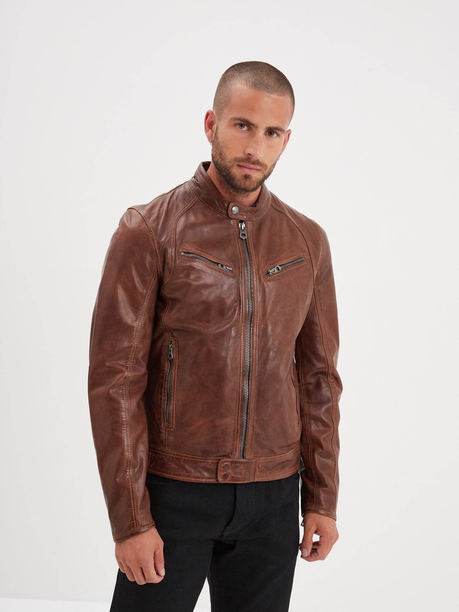 Dustin - Blouson cuir homme - Image 8