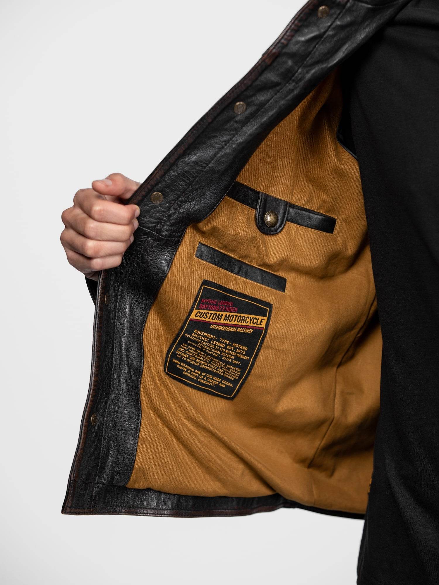 Elmer - Blouson cuir vintage - Image 8