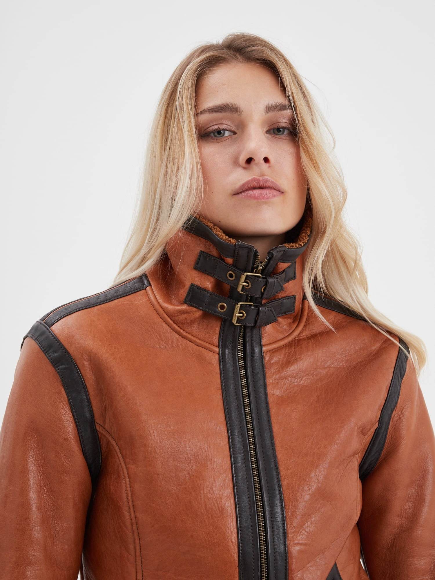 Emilia - Bombardier cuir femme - Image 5