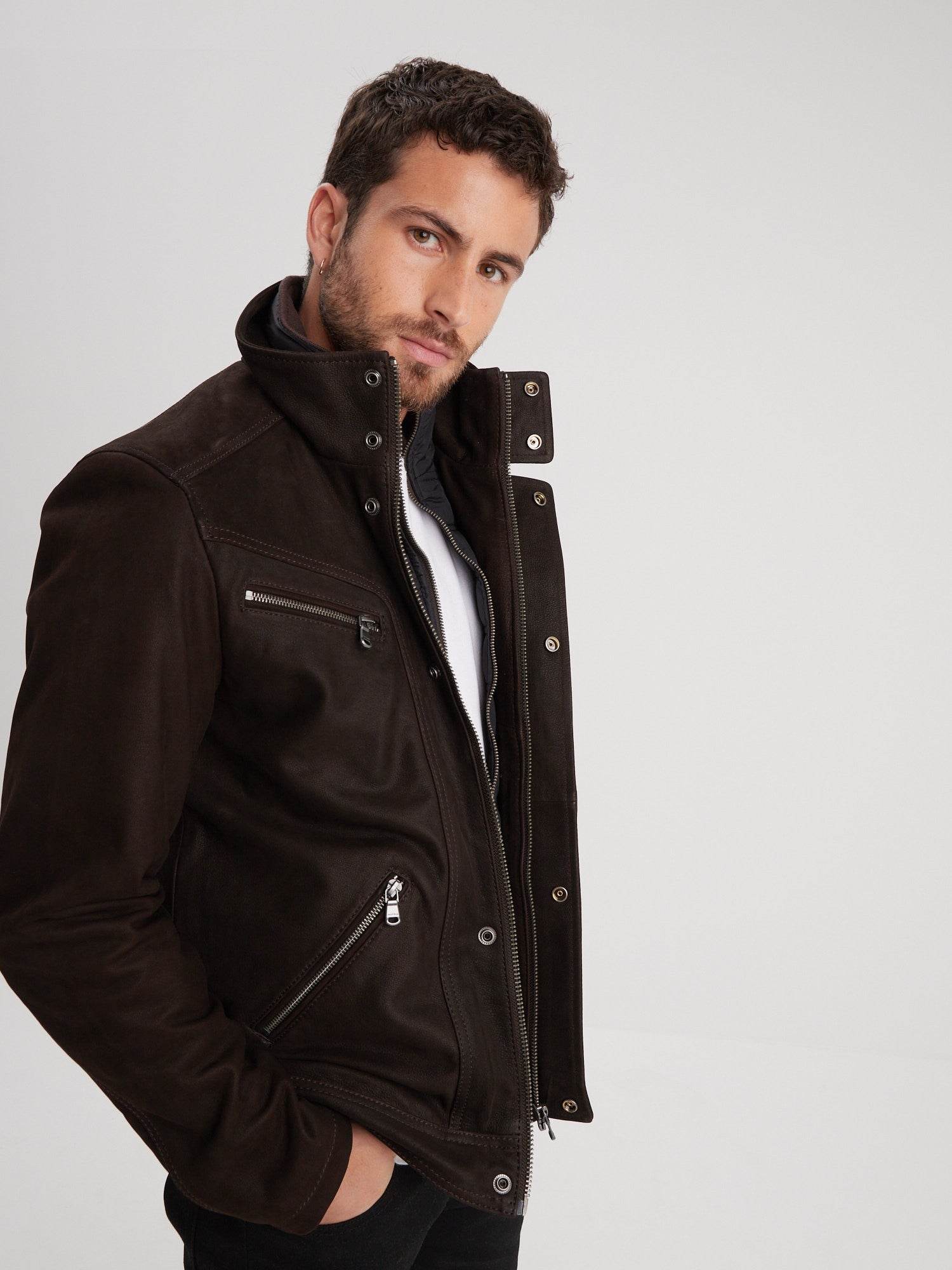 Falcon madisson - Blouson cuir homme - Image 4