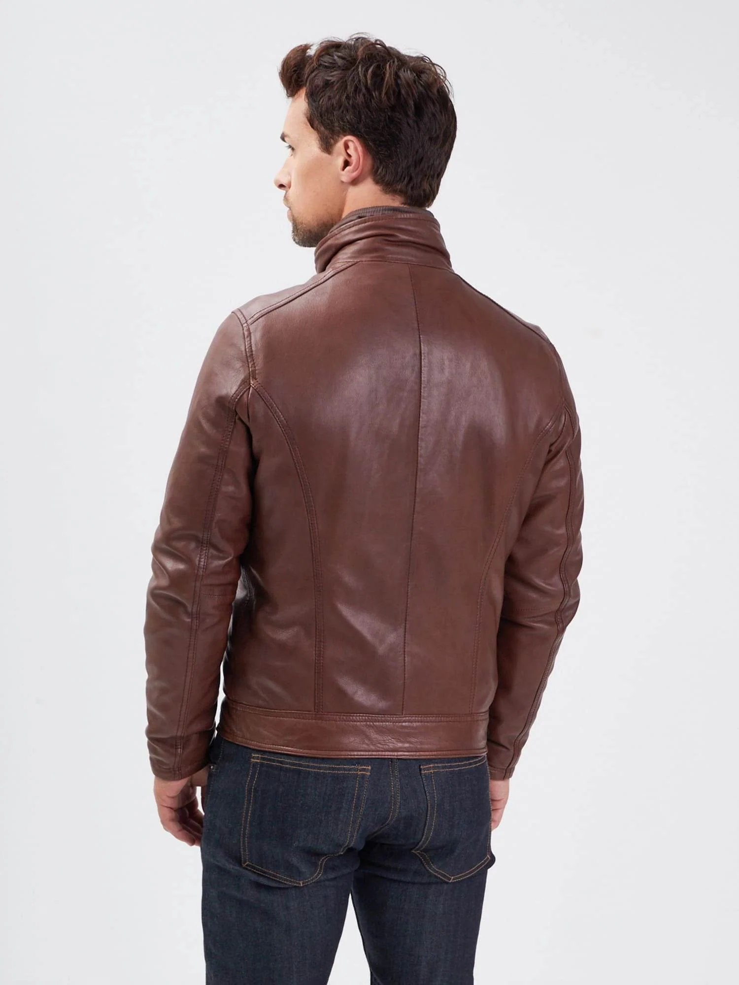 Falconero - Blouson cuir homme - Image 11