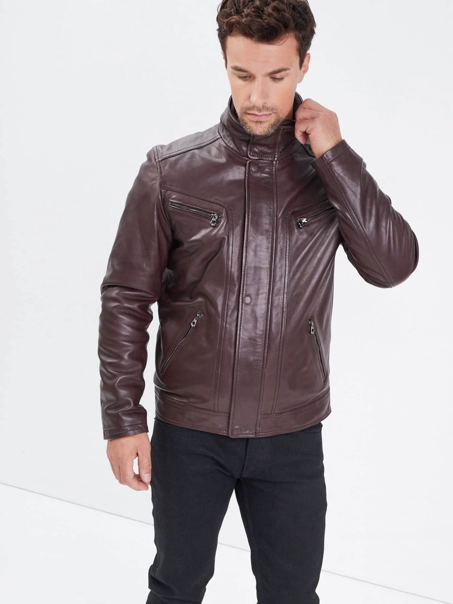 Falconero - Blouson cuir homme - Image 12