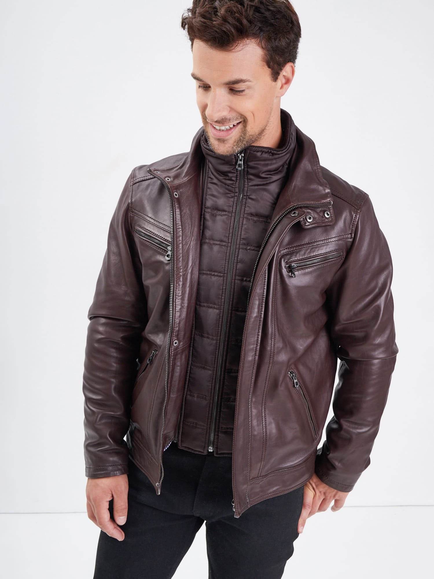 Falconero - Blouson cuir homme - Image 14