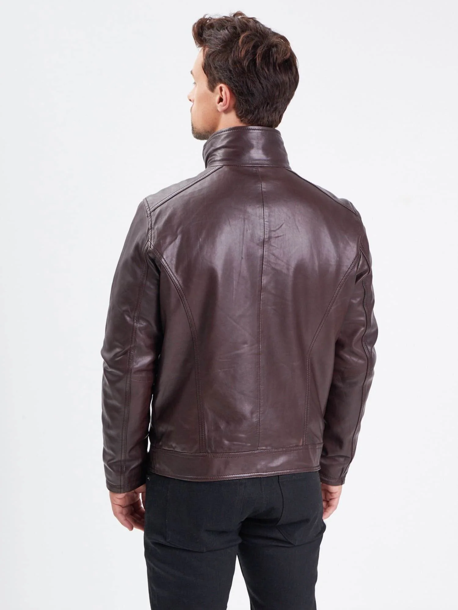Falconero - Blouson cuir homme - Image 18