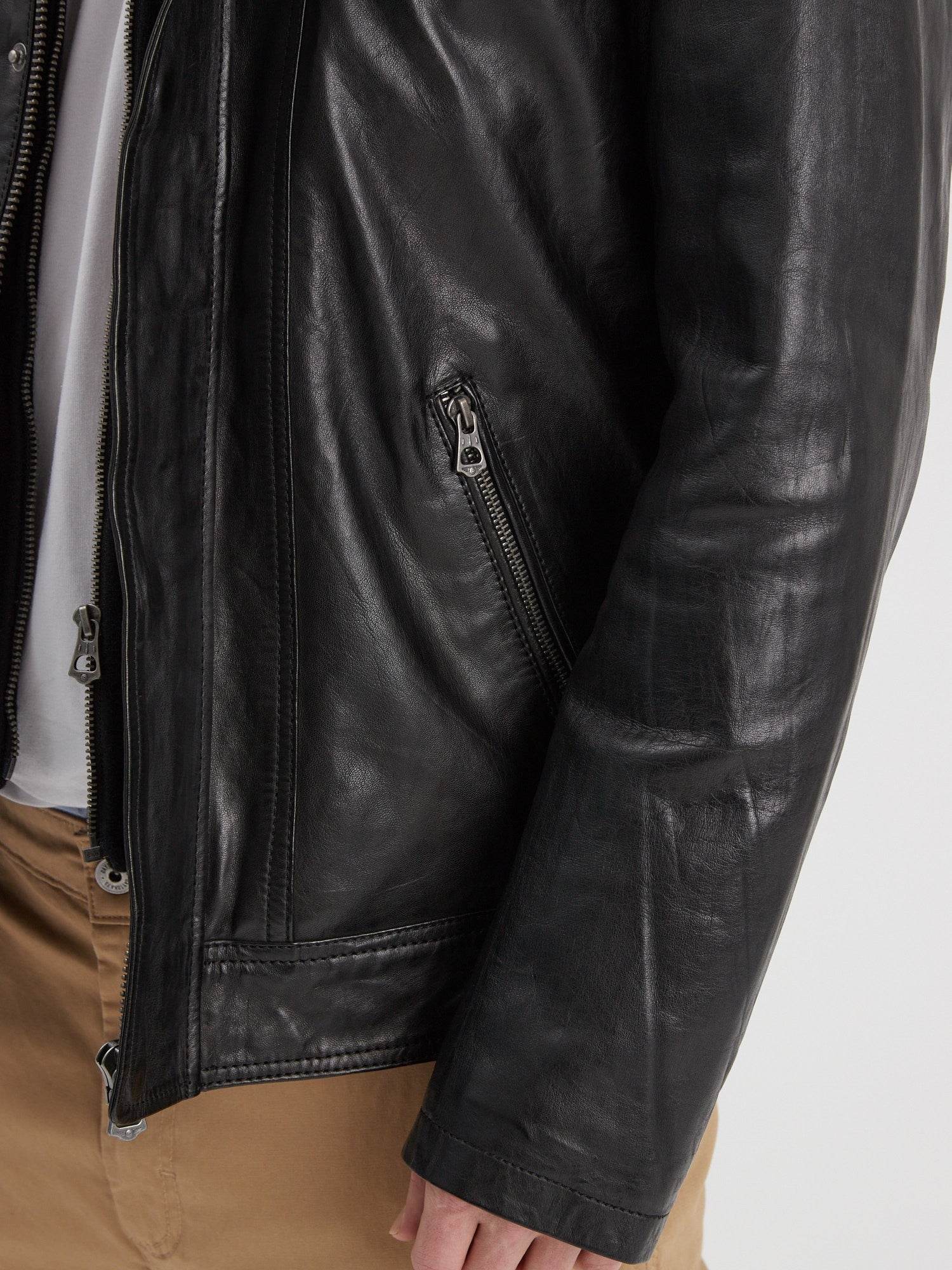 Falconero - Blouson cuir homme - Image 4