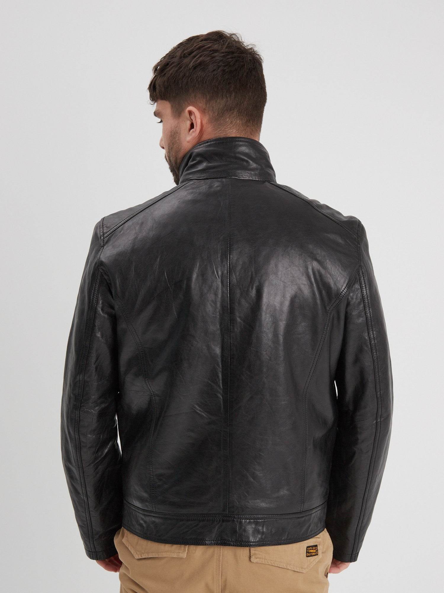 Falconero - Blouson cuir homme - Image 5