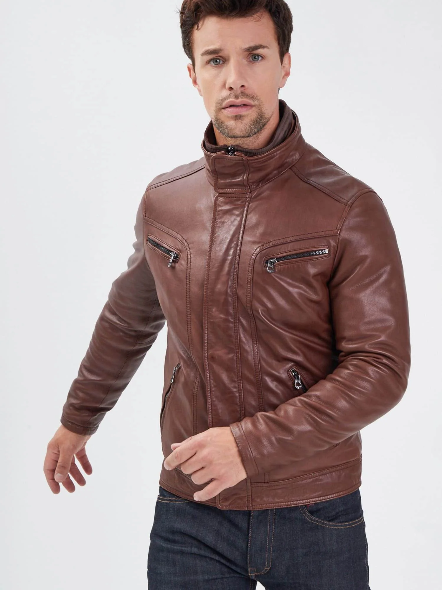 Falconero - Blouson cuir homme - Image 6