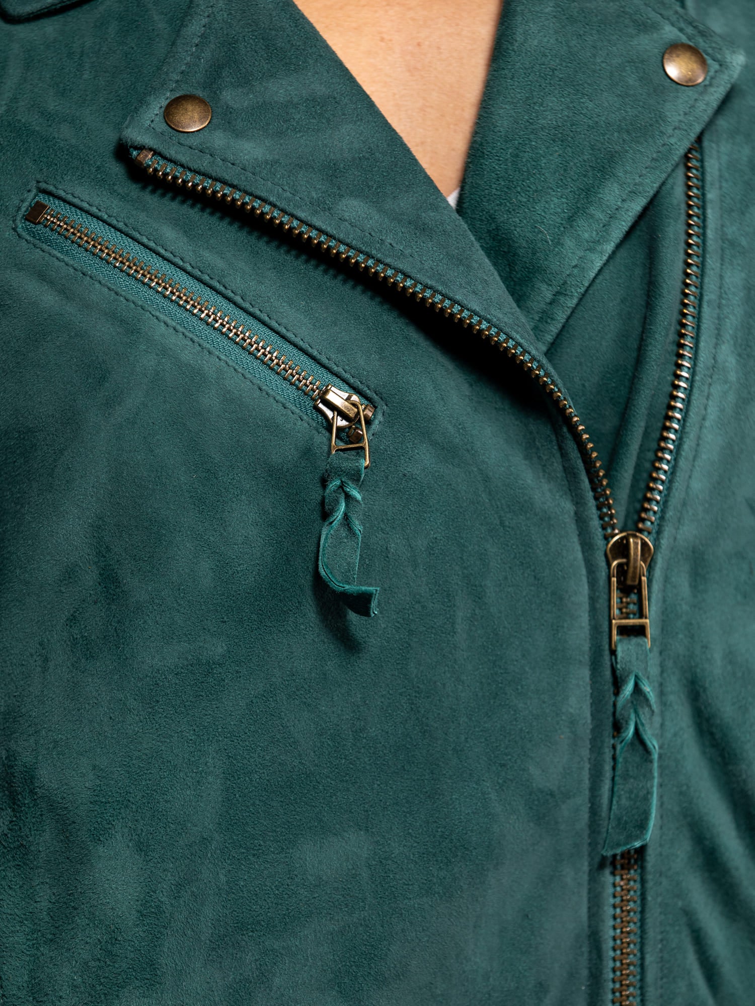 Fern - Blouson cuir suédé femme - Image 7