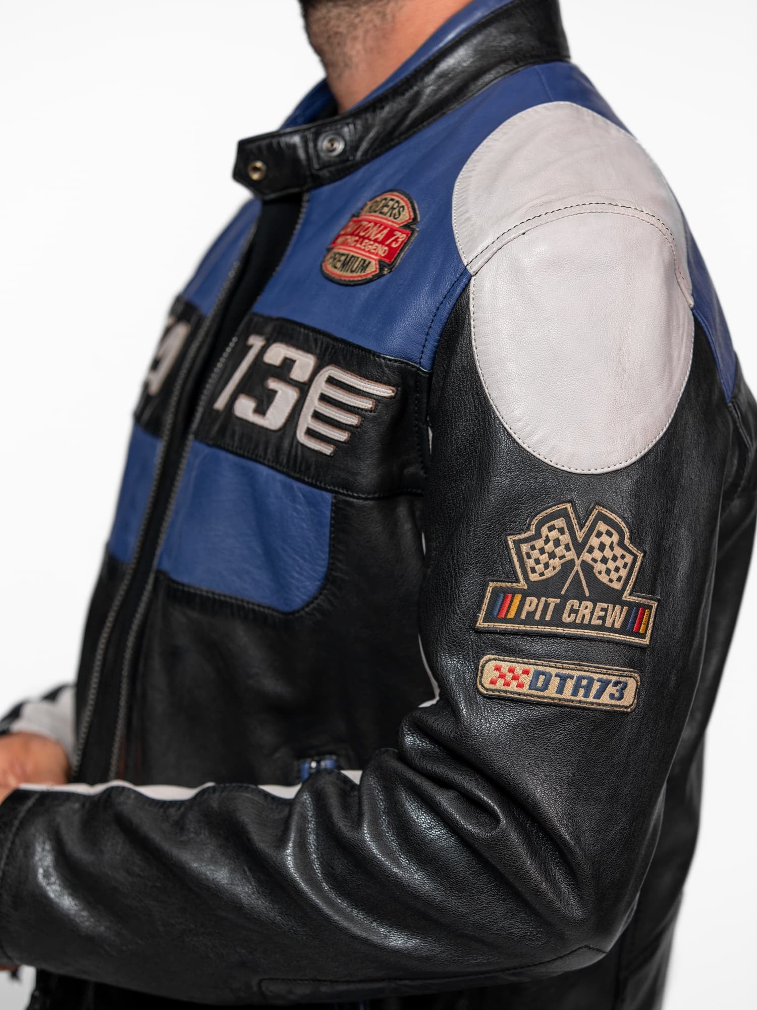 Findlay - Blouson cuir racing - Image 5