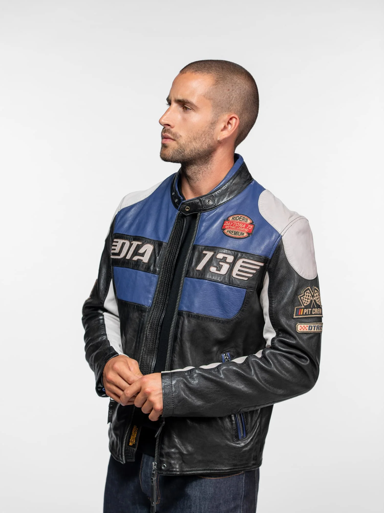 Findlay - Blouson cuir racing - Image 8
