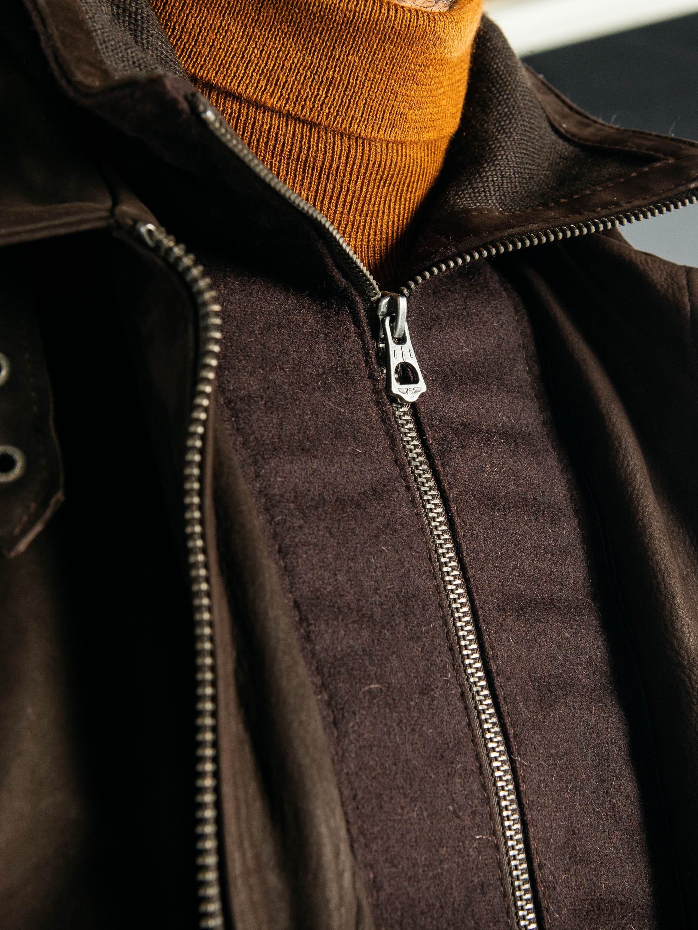 Ford - Blouson cuir homme marron - Image 4