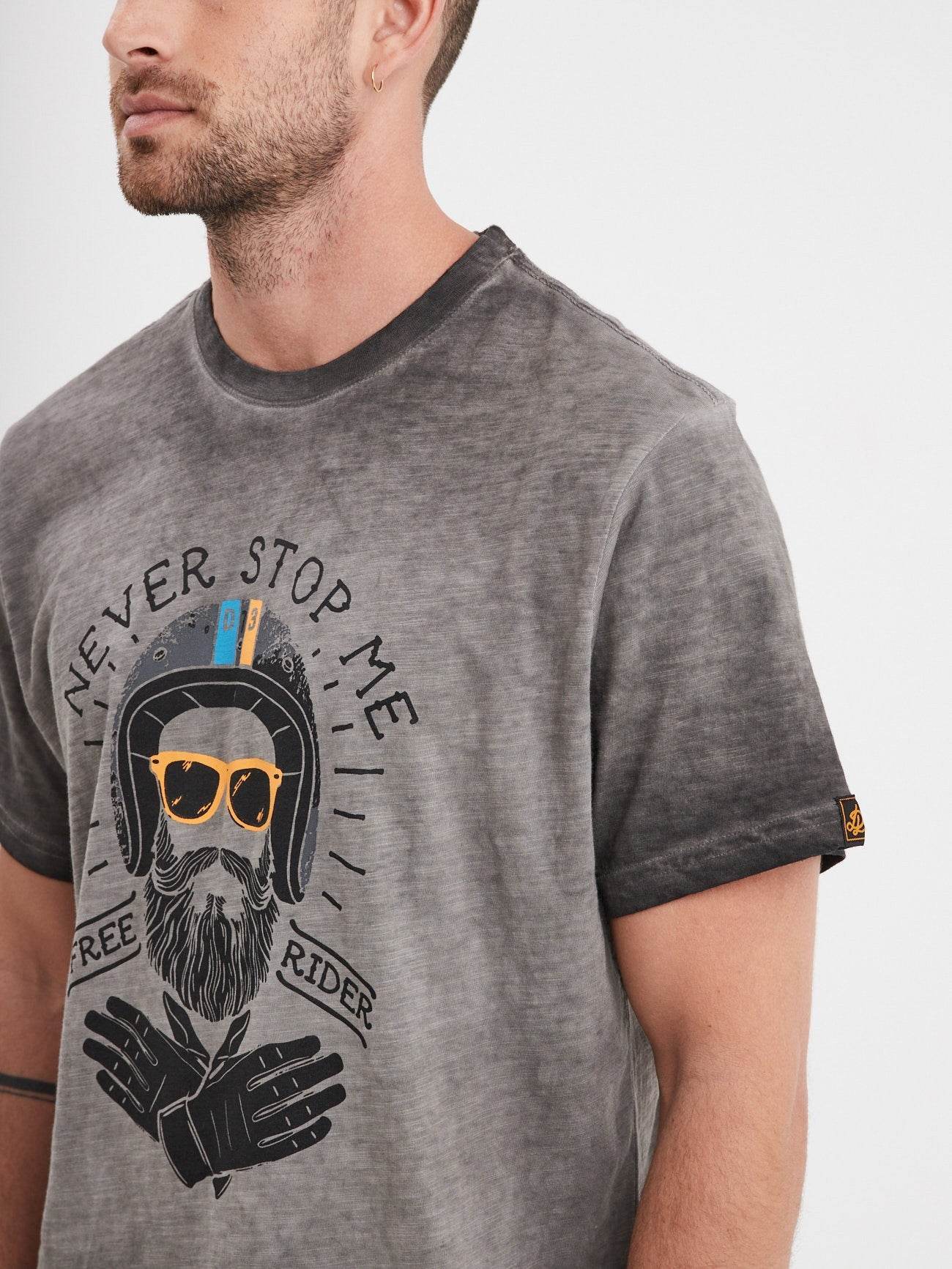 Free rider - T-shirt textile homme - Image 3