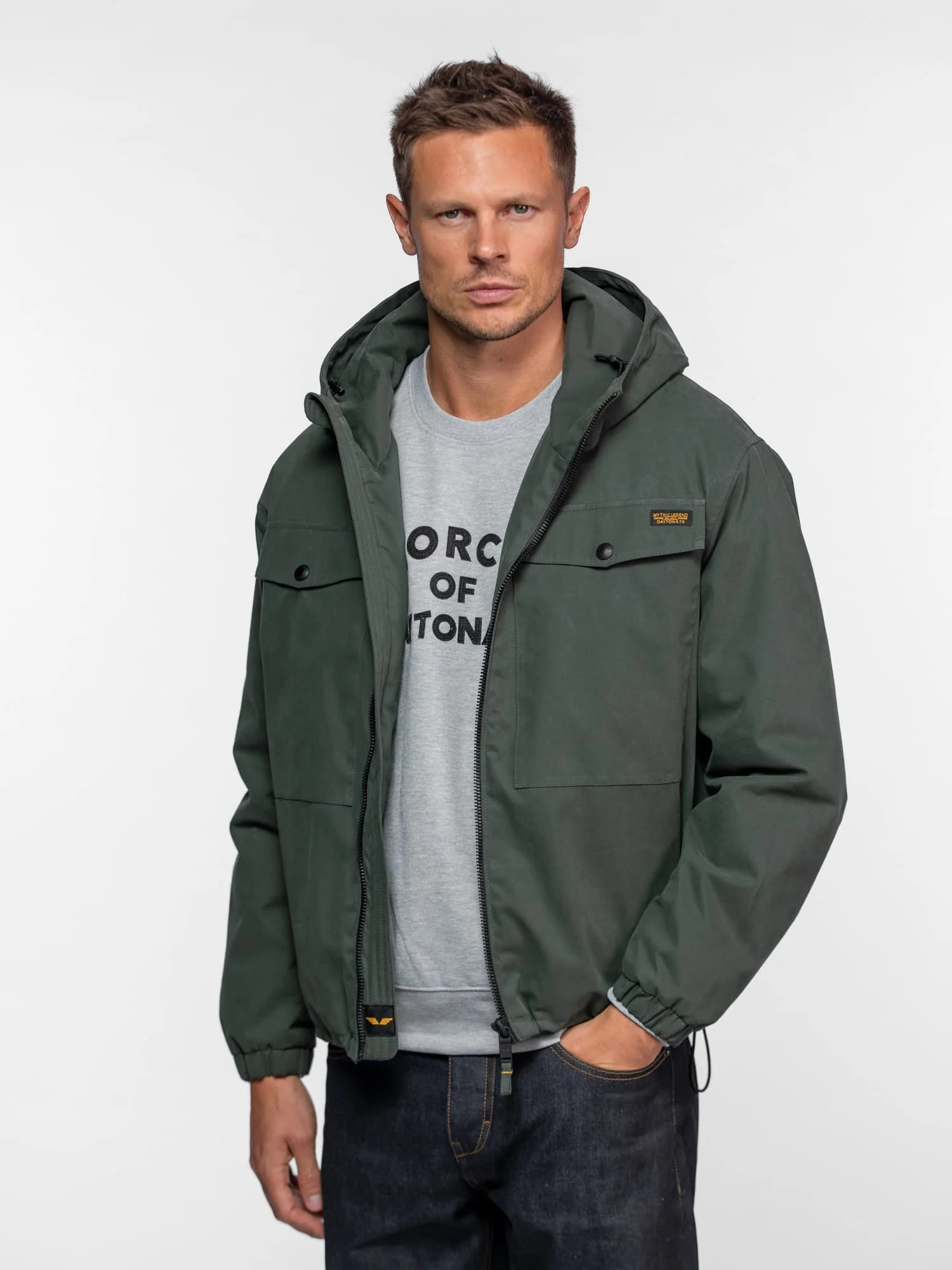 Frey - Parka courte capuche