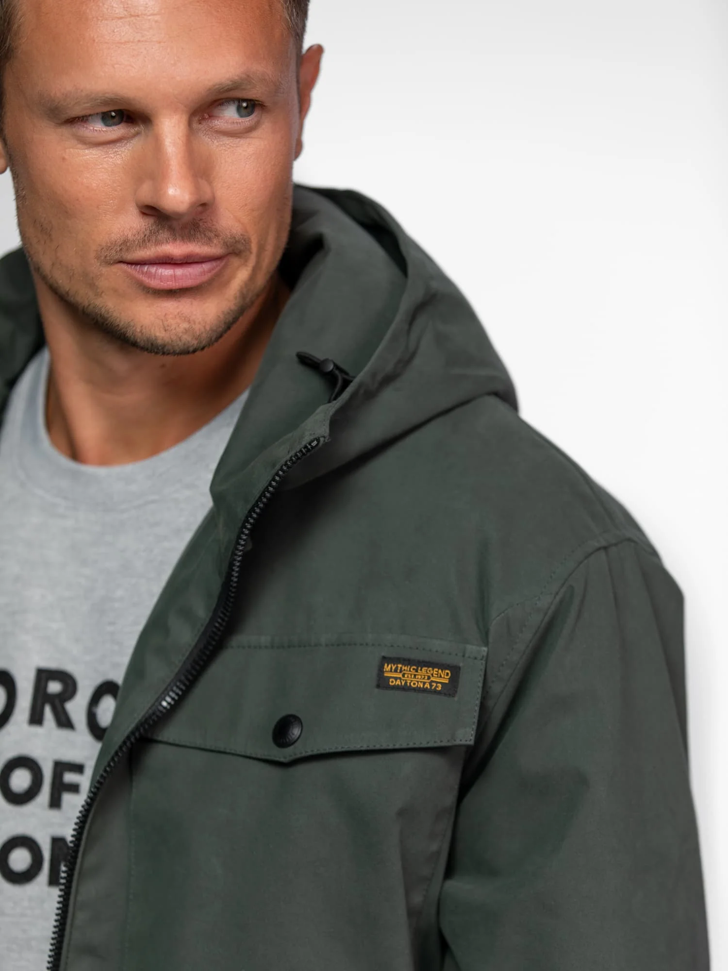Frey - Parka courte capuche - Image 3