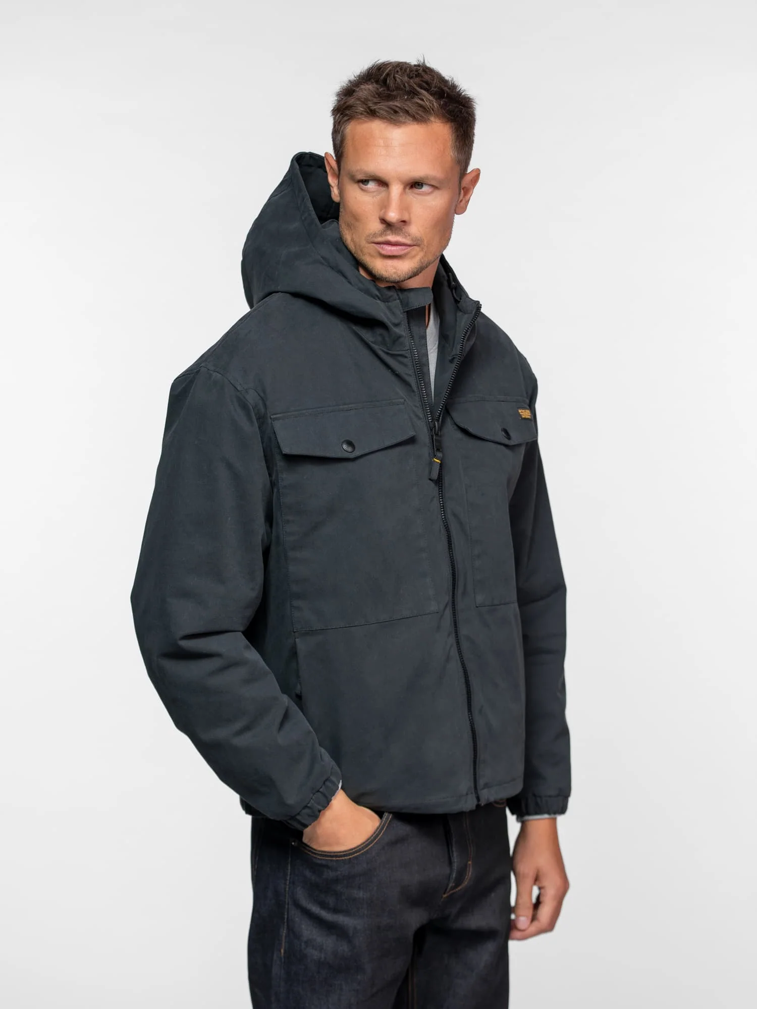 Frey - Parka courte capuche - Image 7