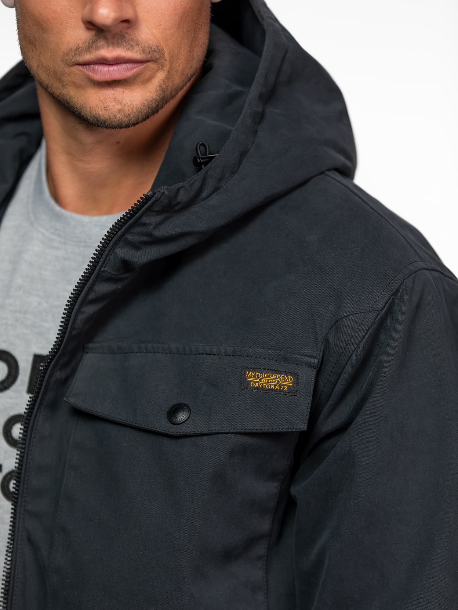 Frey - Parka courte capuche - Image 9