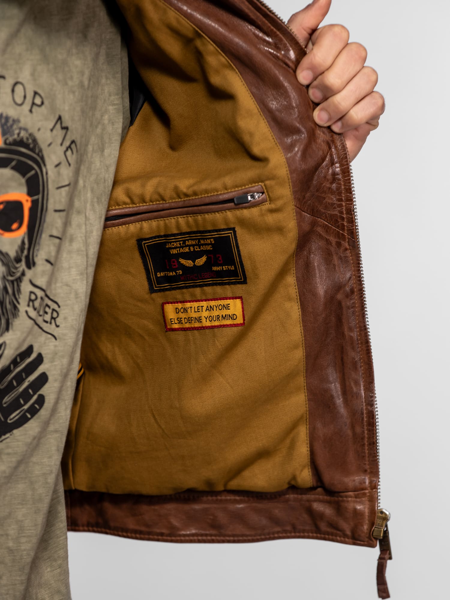 Fulton - Blouson cuir aviateur - Image 6