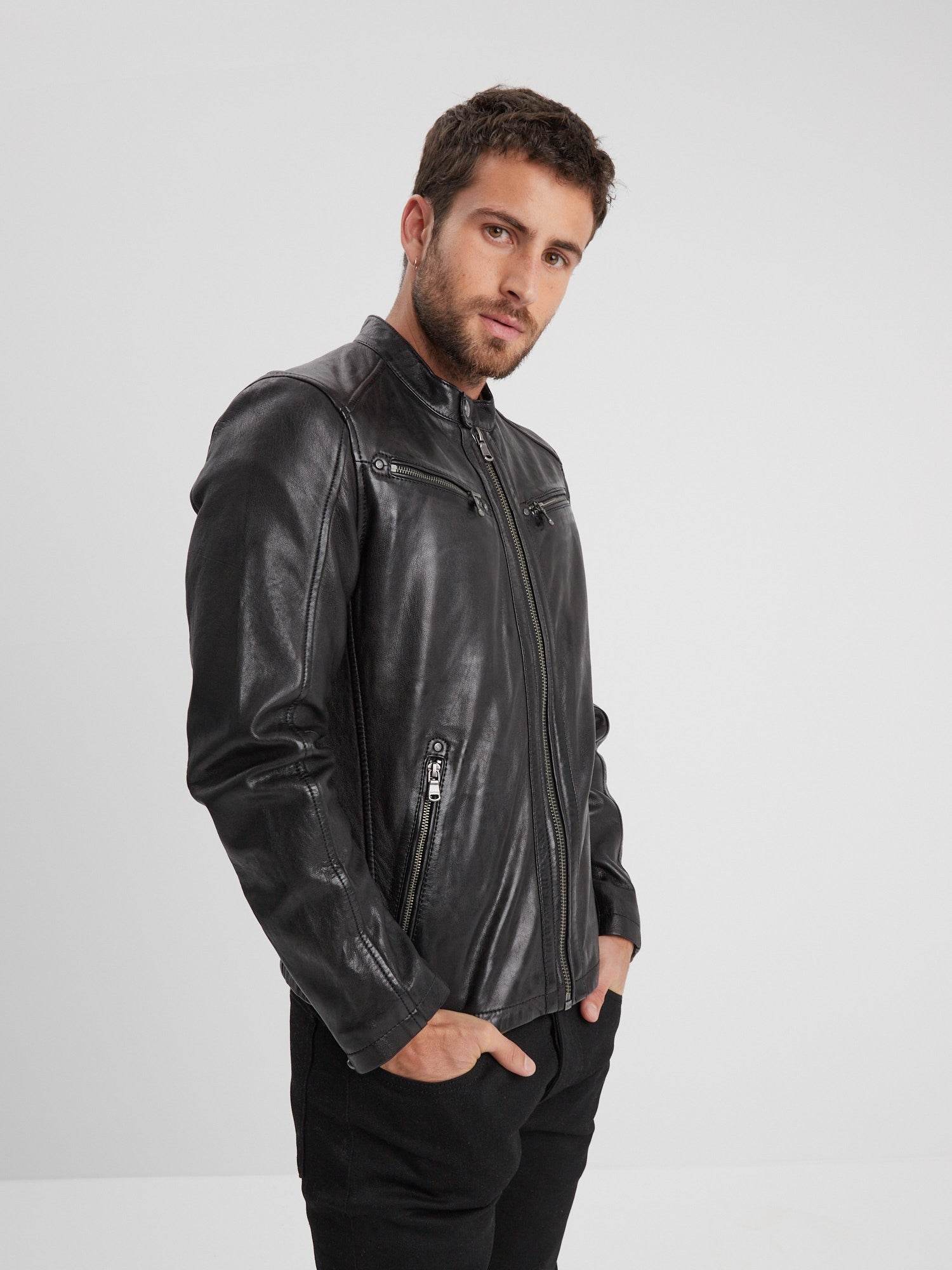 Gafino - Blouson cuir homme - Image 11
